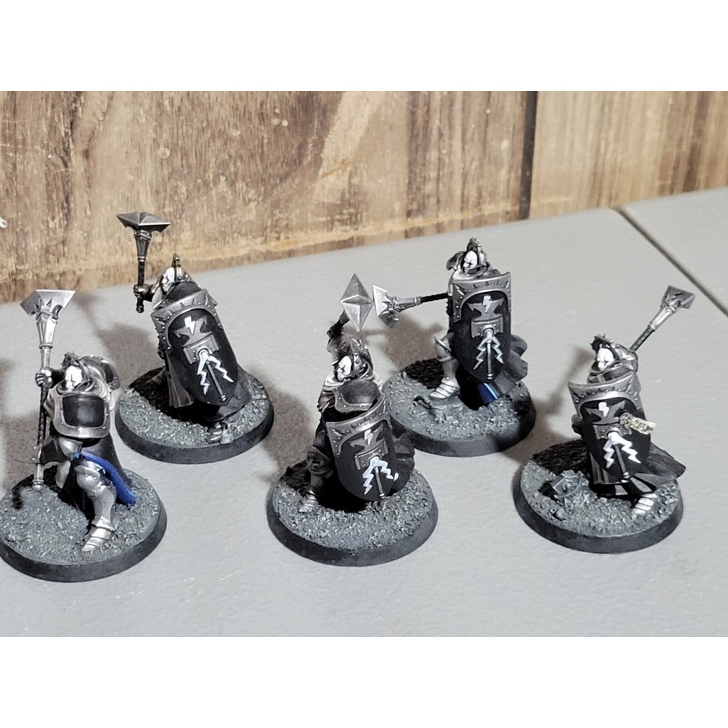 A19305 WARHAMMER AOS SIGMAR STORMCAST ETERNALS SEQUITORS 5 PK PAINTED BASED