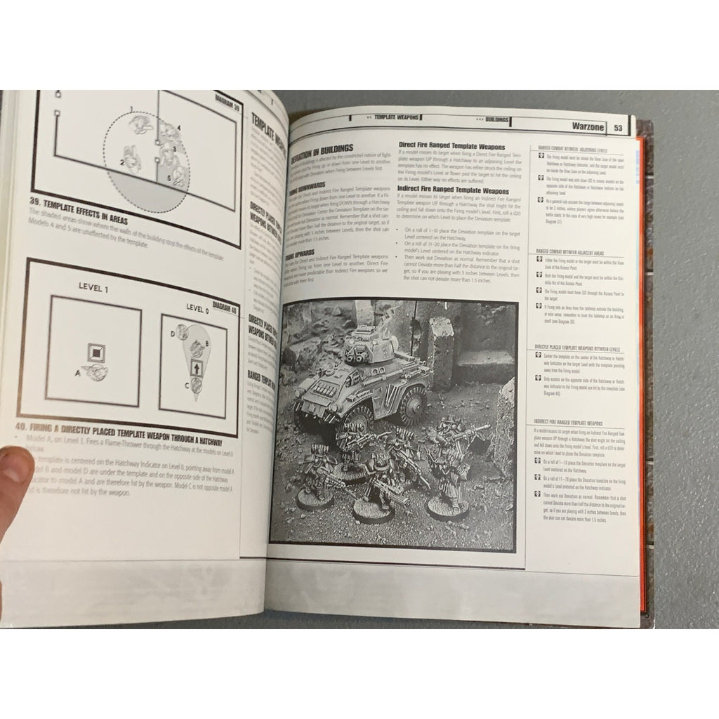 A31657 WARZONE MUTANT CHRON HHG HEARTBREAKER ARMY BOOK PLAYED THE RULES OF WAR