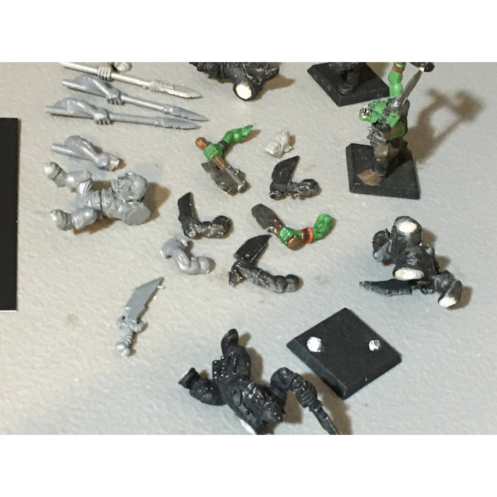 A33618 WARHAMMER FANTASY ORCS & GOBLINS INCOMPLETE BOYZ + BITS LOT GW