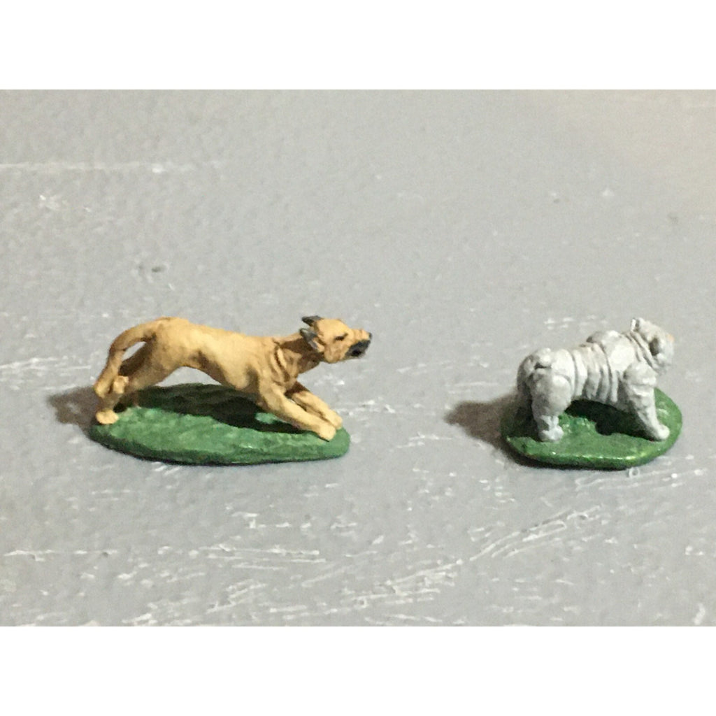 A10109 CITADEL PRE SLOTTA METAL RARE OOP PAINTED DOGS PETS