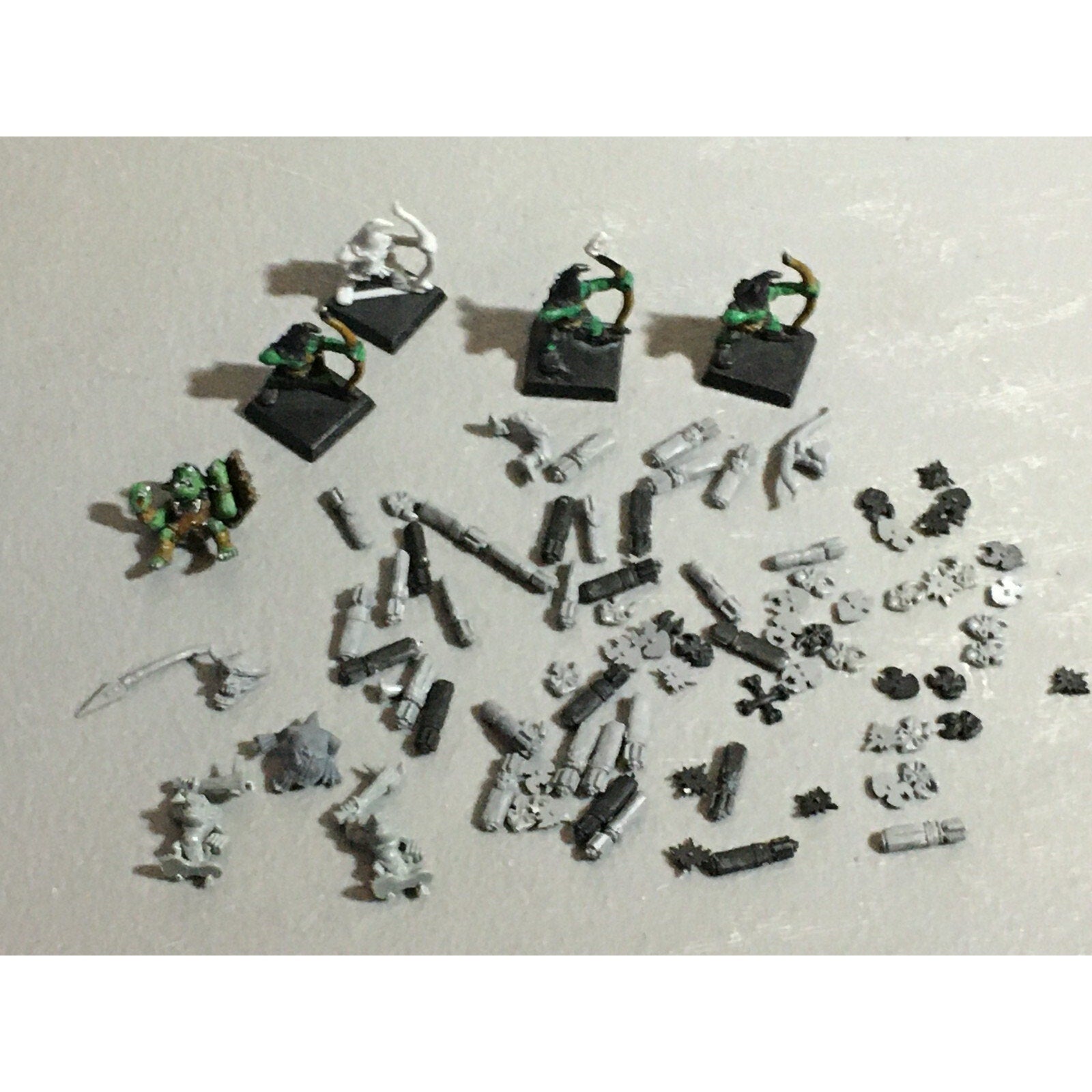 A22311 WARHAMMER FANTASY ORCS & GOBLINS BITS LOT GOBLIN ARCHER GAMES WORKSHOP GW