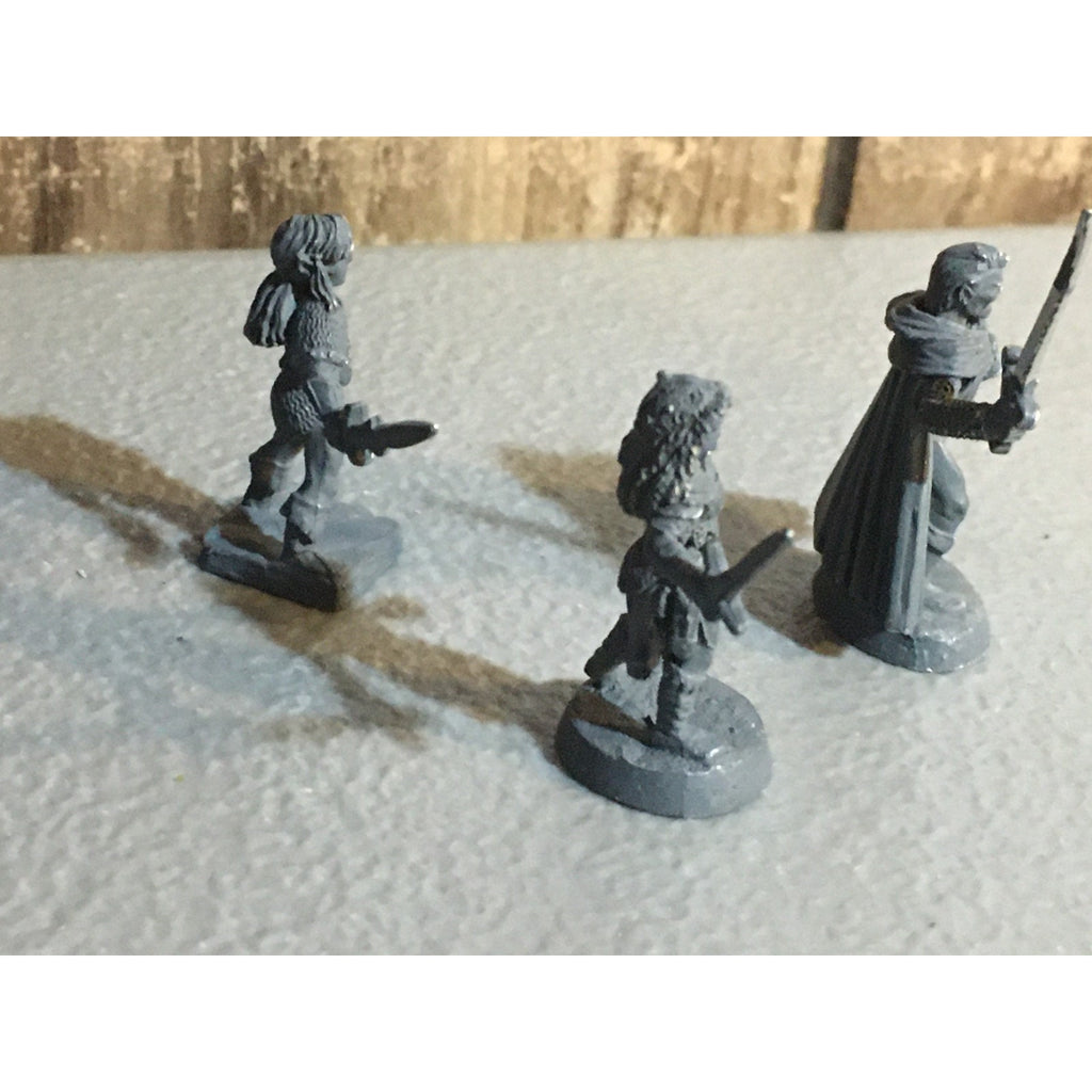 A32624 RAL PARTHA MINIATURES METAL 3 PK WARRIORS FIGHTERS HUMAN D&D