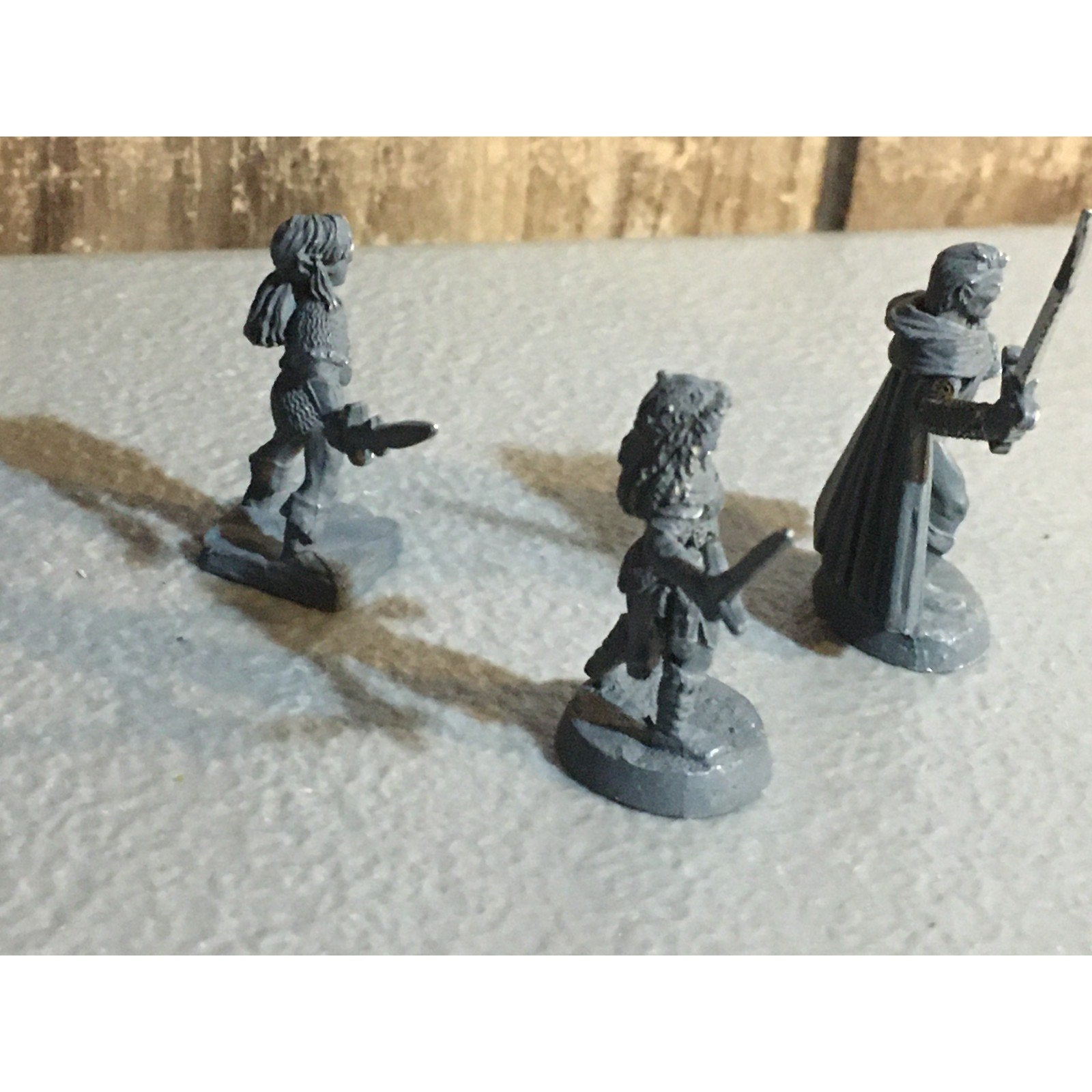 A32624 RAL PARTHA MINIATURES METAL 3 PK WARRIORS FIGHTERS HUMAN D&D