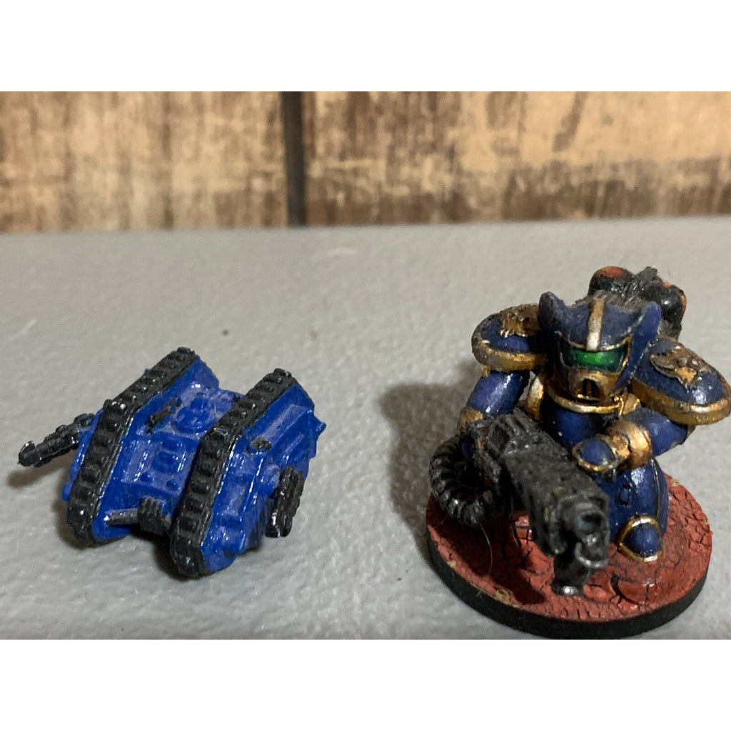 A10843 UNKNOWN TABLETOP WARGAMES DWARF GUNNER ARMORED PAINTED