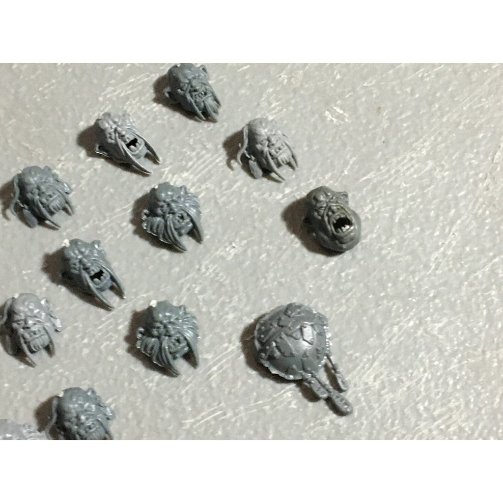 A22591 WARHAMMER FANTASY OGRE KINGDOMS BITS LOT HEADS GAMES WORKSHOP GW