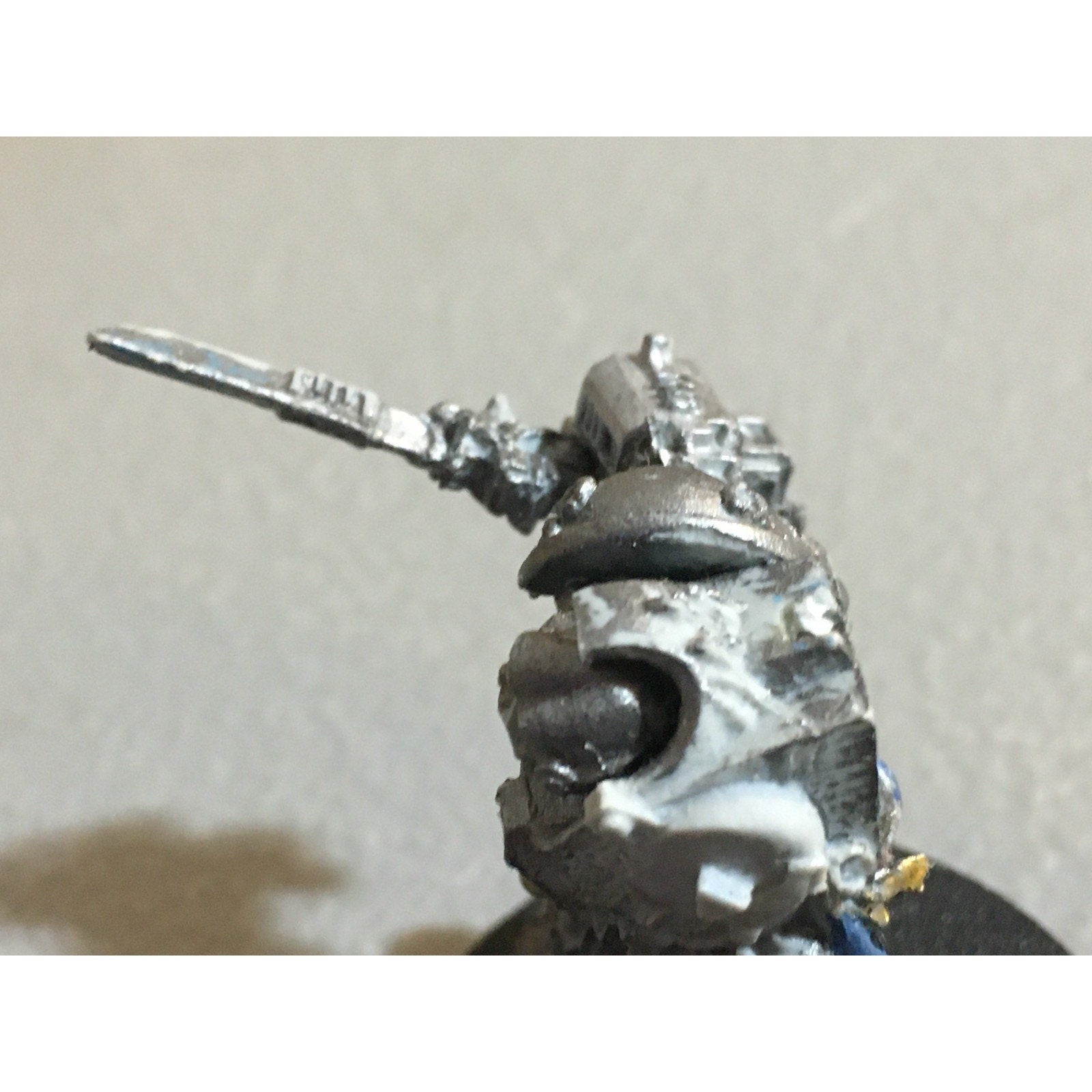 A29899 WARHAMMER 40K GREY KNIGHTS FINECAST KALDOR DRAIGO NO BANNER CUSTOM SWORD