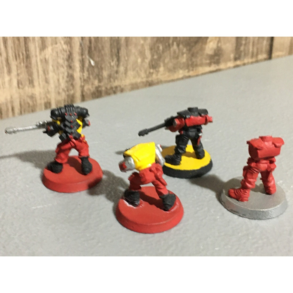 A19985 WARHAMMER 40K IMPERIAL GUARD ROGUE TRADER RTB07 4 PK ASTRA INCOMPLETE