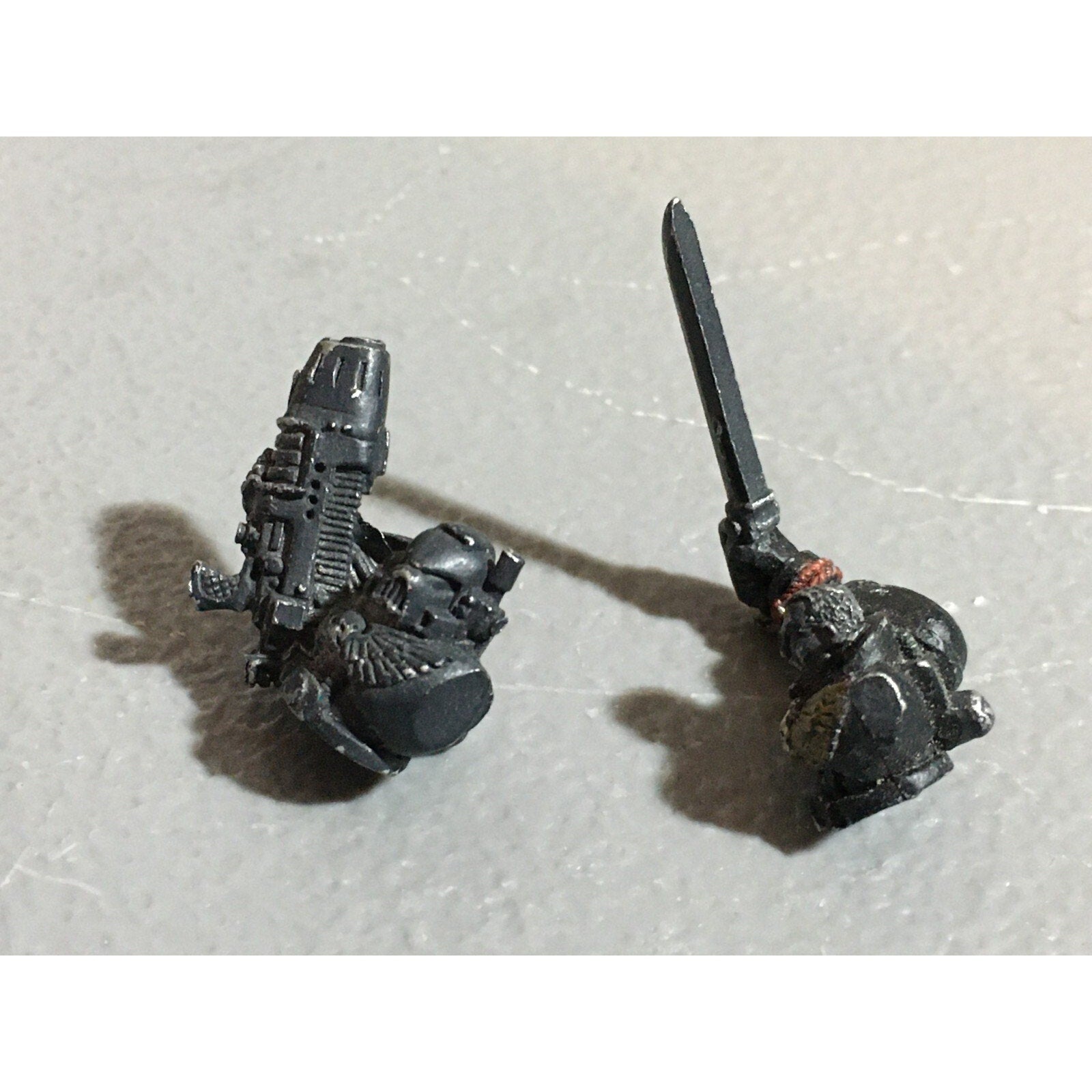 A21011 WARHAMMER 40K SPACE MARINES METAL BIKE BIKER CAPTAIN BROTHER TORSO PLASMA