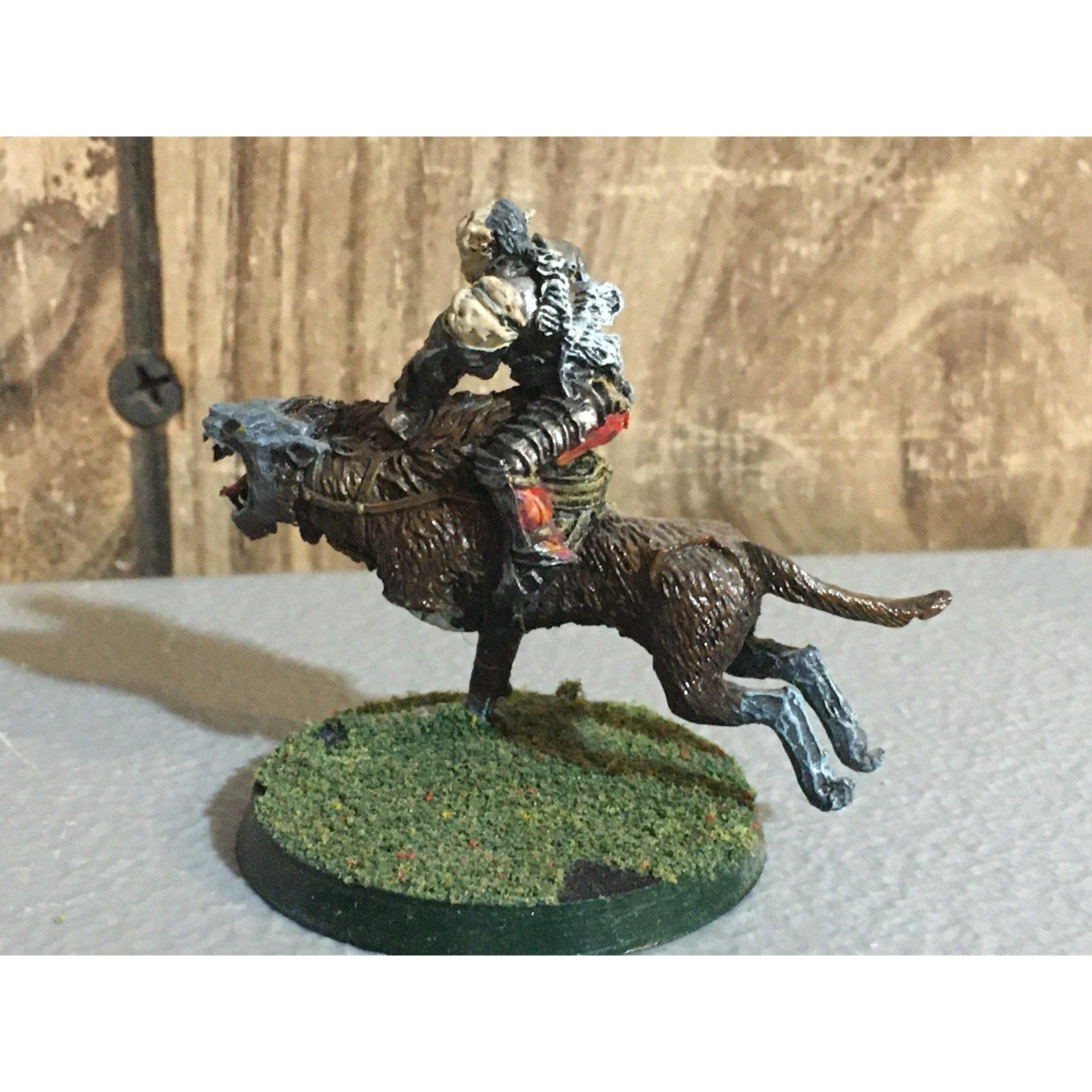 A30385 LOTR LORD OF THE RINGS GW GAMES WORKSHOP METALGOTHMOG MOUNTED WARG PAINT