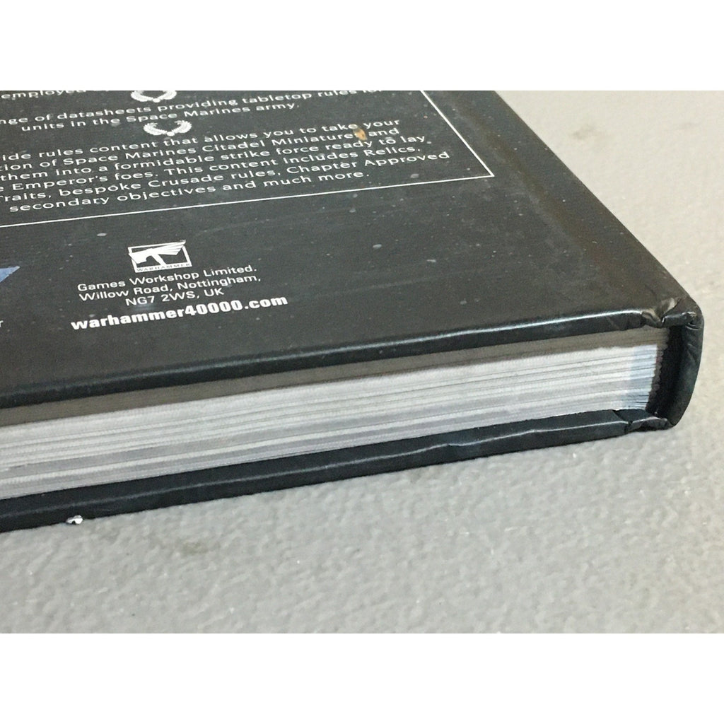 BOOK WARHAMMER 40K SPACE MARINES CODEX 9TH EDITION USED HB