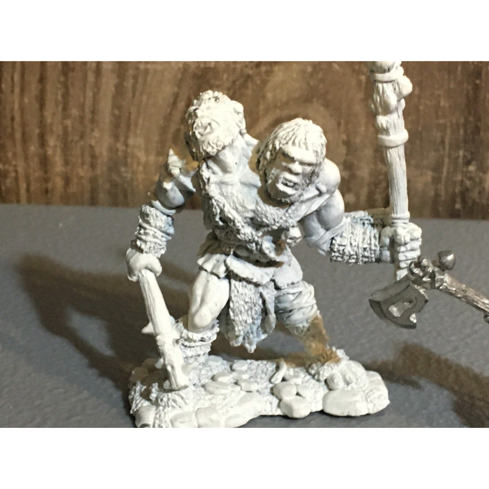 A33995 REAPER MINIATURES METAL ETTIN & KANG HALF ORC BARBARIAN D&D TABLETOP