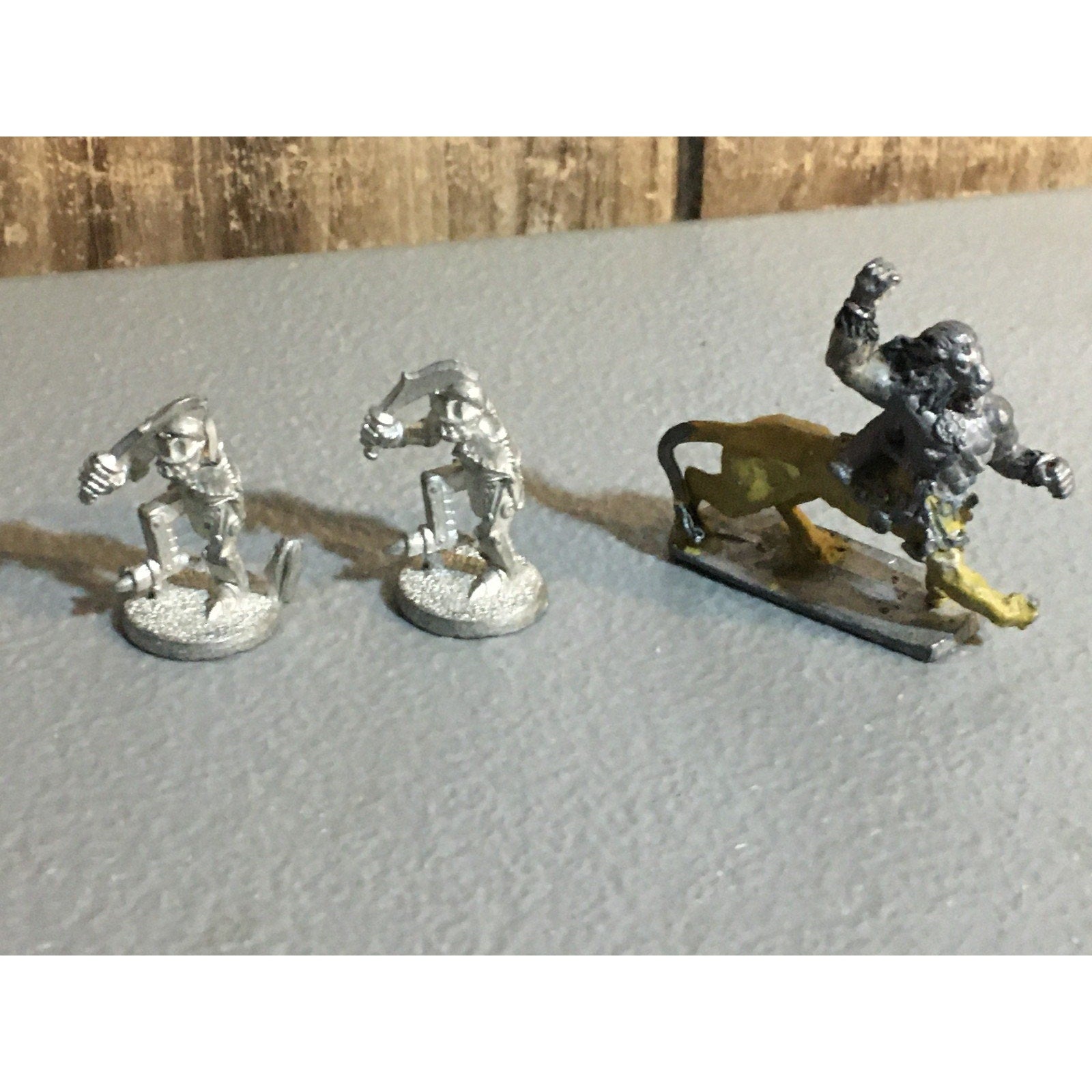 A29777 RAL PARTHA METAL LOT LION CENTAUR & INCOMPLETE AUTOMATON 2 PK FANTASY