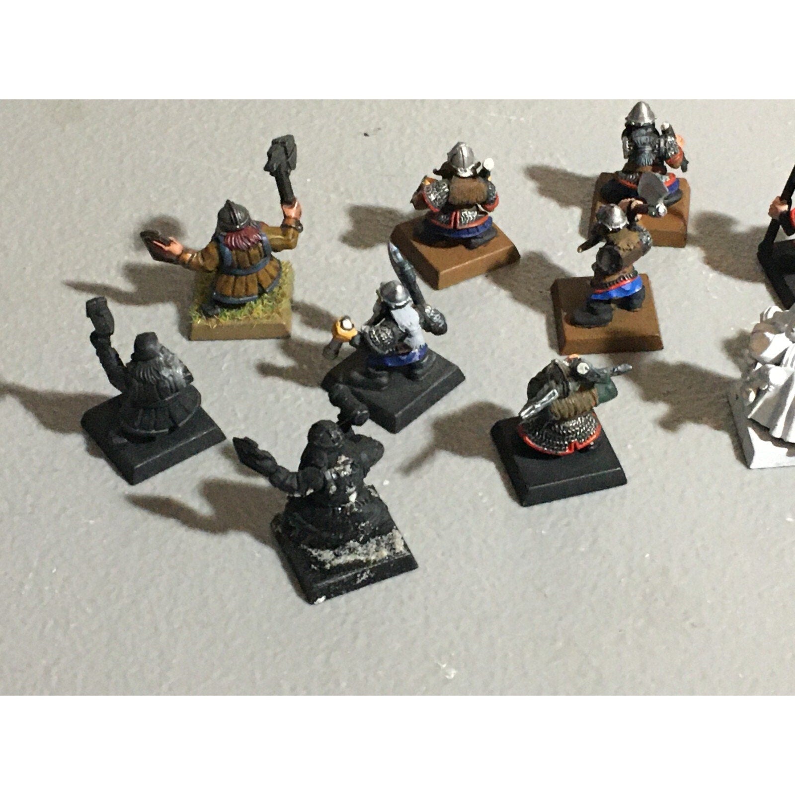 A22060 WARHAMMER FANTASY DWARFS INCOMPLETE LOT WARRIORS ENGINEER GAMES WORKSHOP