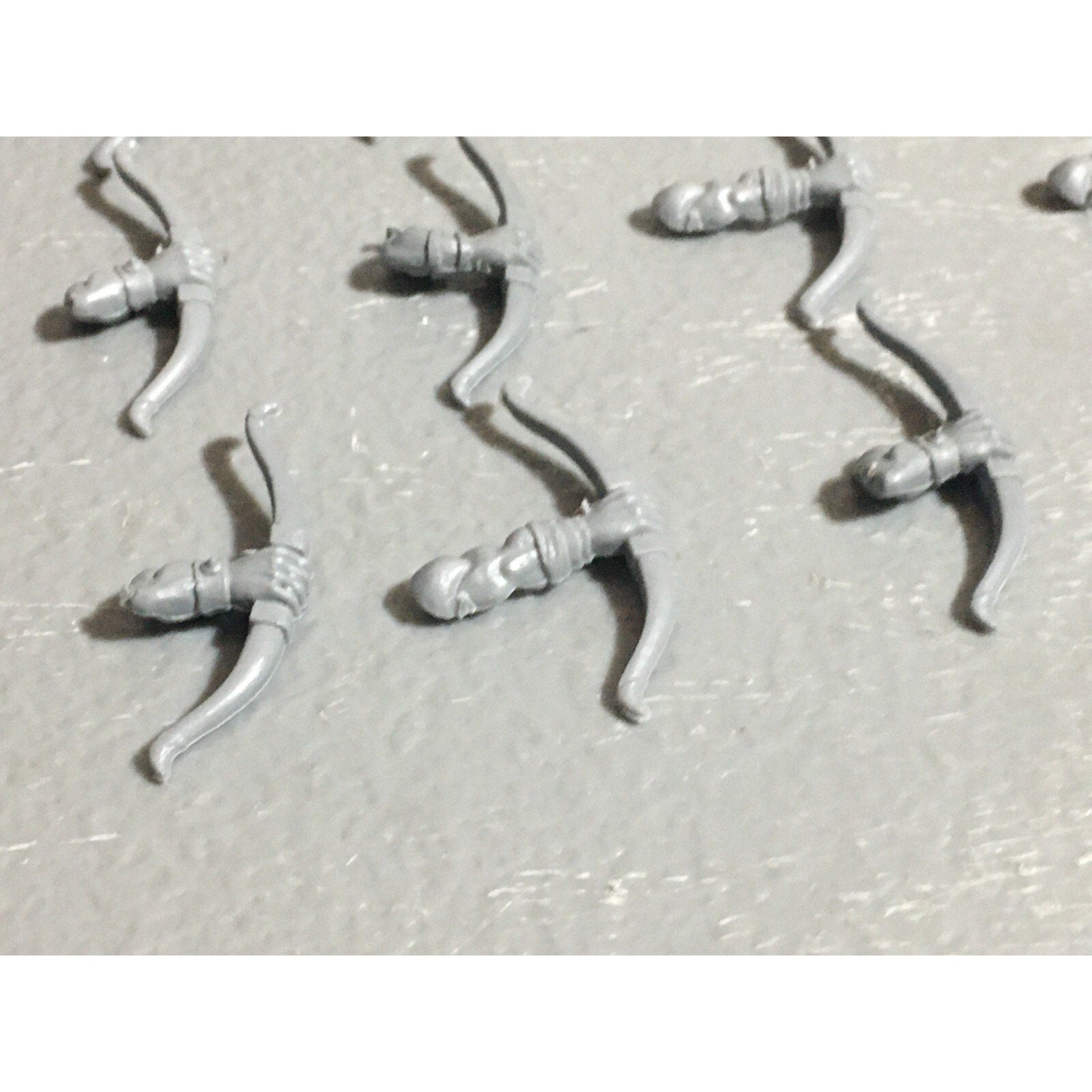 A22633 WARHAMMER FANTASY ORCS & GOBLINS BITS LOT GOBLIN ARCHER BOWS GW OLD WORLD