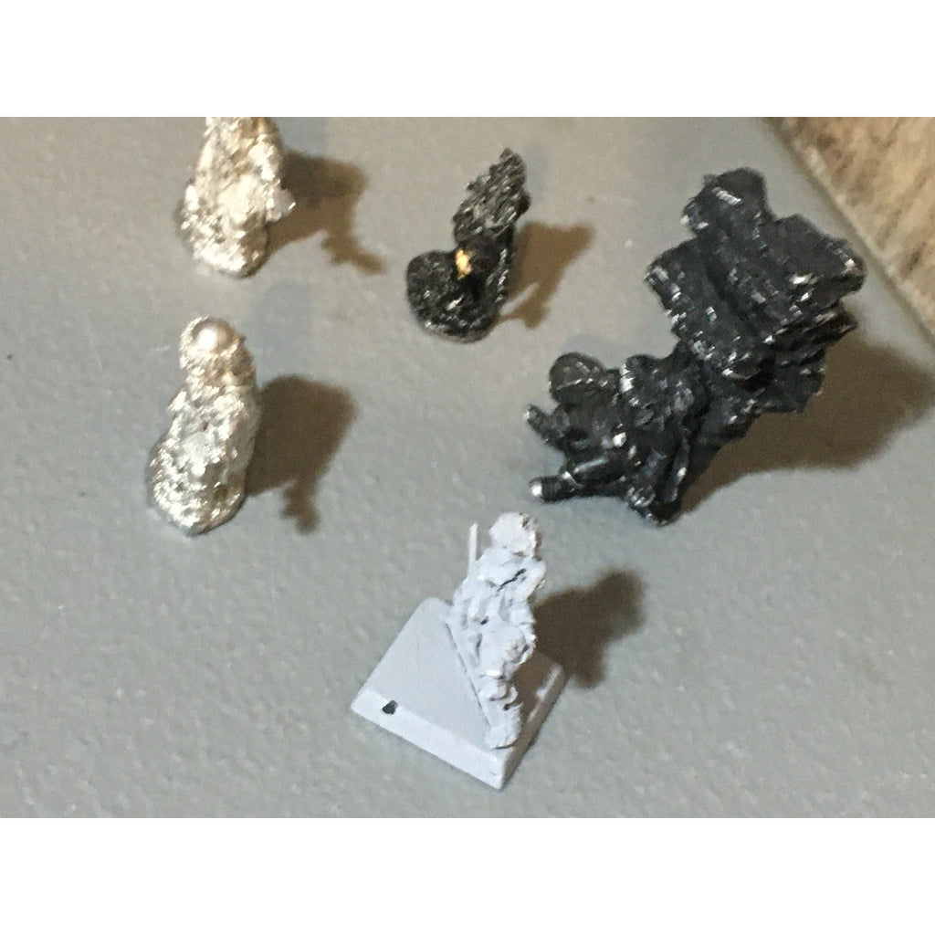 A34020 UNKNOWN METAL MINIATURES MIXED DWARVES DWARFS SOLDIER WARRIOR