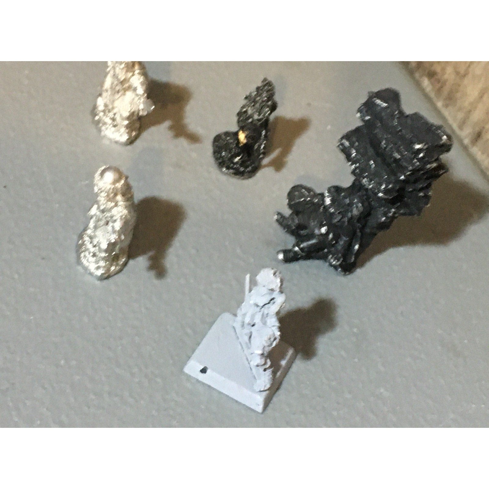 A34020 UNKNOWN METAL MINIATURES MIXED DWARVES DWARFS SOLDIER WARRIOR