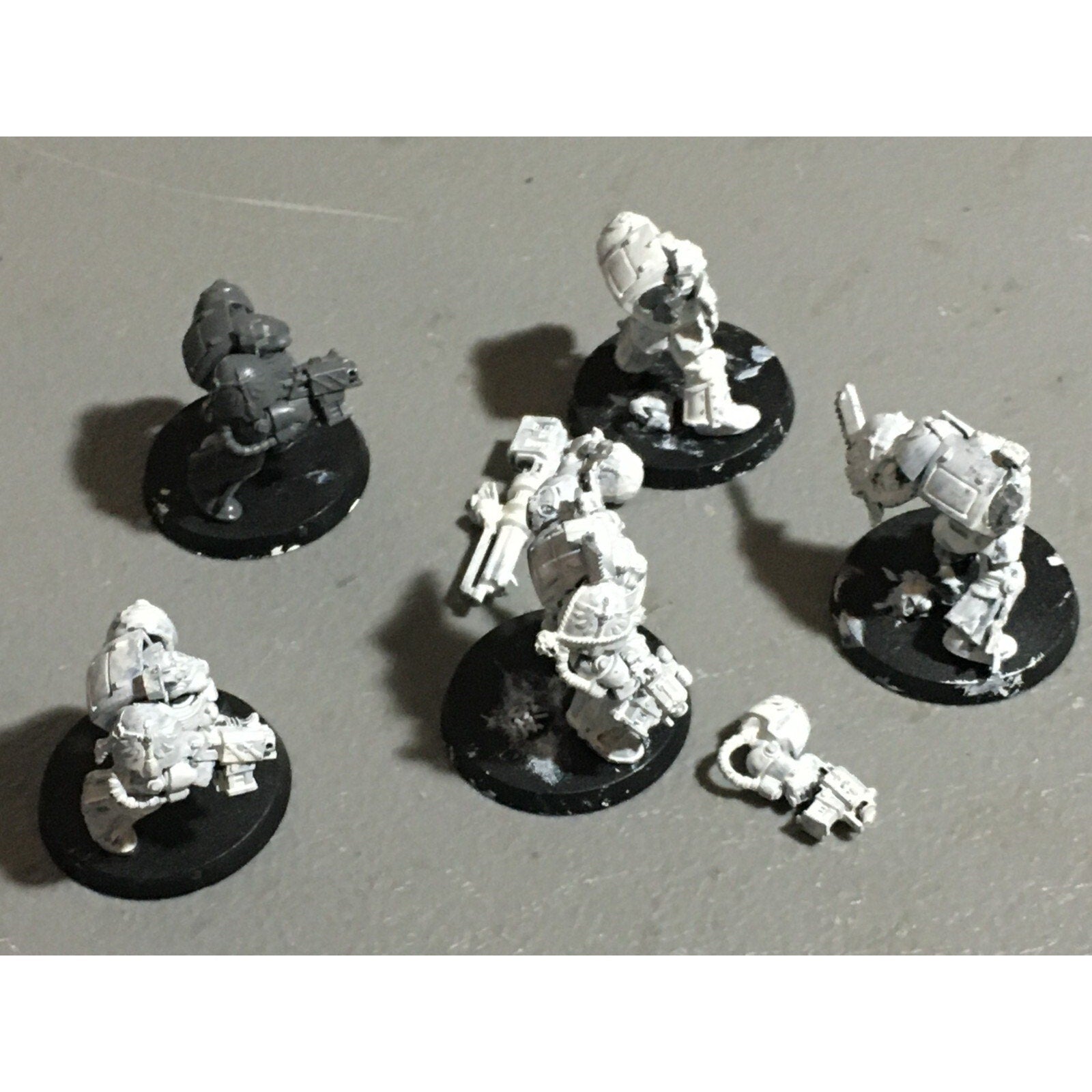 A22411 WARHAMMER 40K SPACE MARINES DARK ANGELS DEATHWING TERMINATORS BROKE SERGT