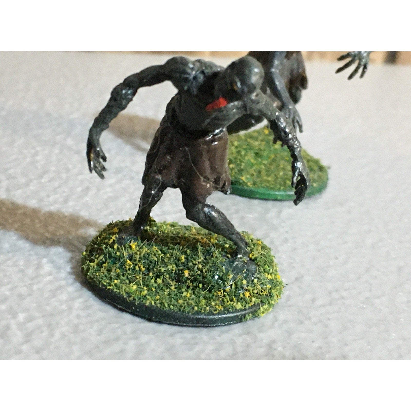 A32500 WIZARDS WIZKIDS PAIZO D&D MINIATURES PLASTIC GHOUL 4 PK PAINT BASE