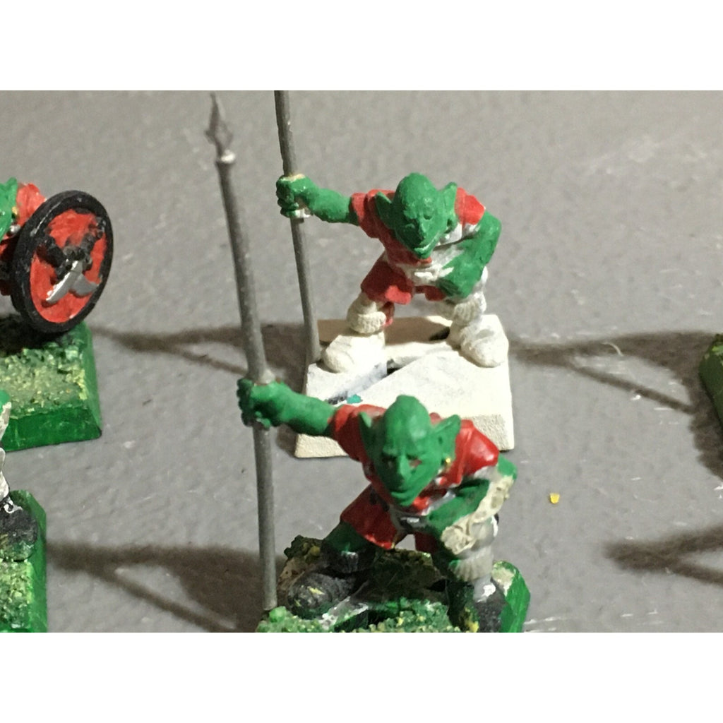 A22046 WARHAMMER FANTASY ORCS & GOBLINS VINTAGE GOBLIN SPEARMEN CUSTOM OOP GW