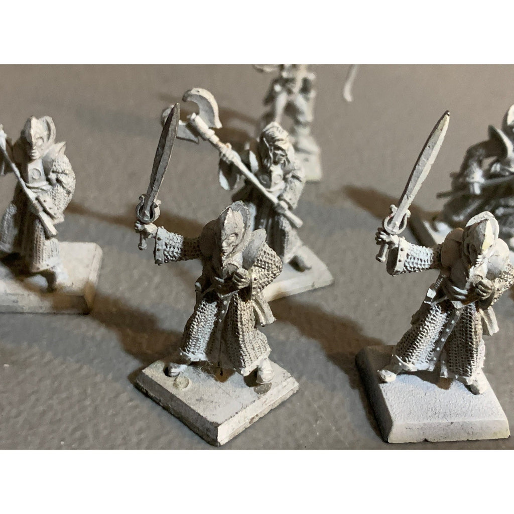 A30355 RAL PARTHA IRON WINDS METAL ELVES LOT ELF ARCHER SWORD BOWMAN SWORDSMAN