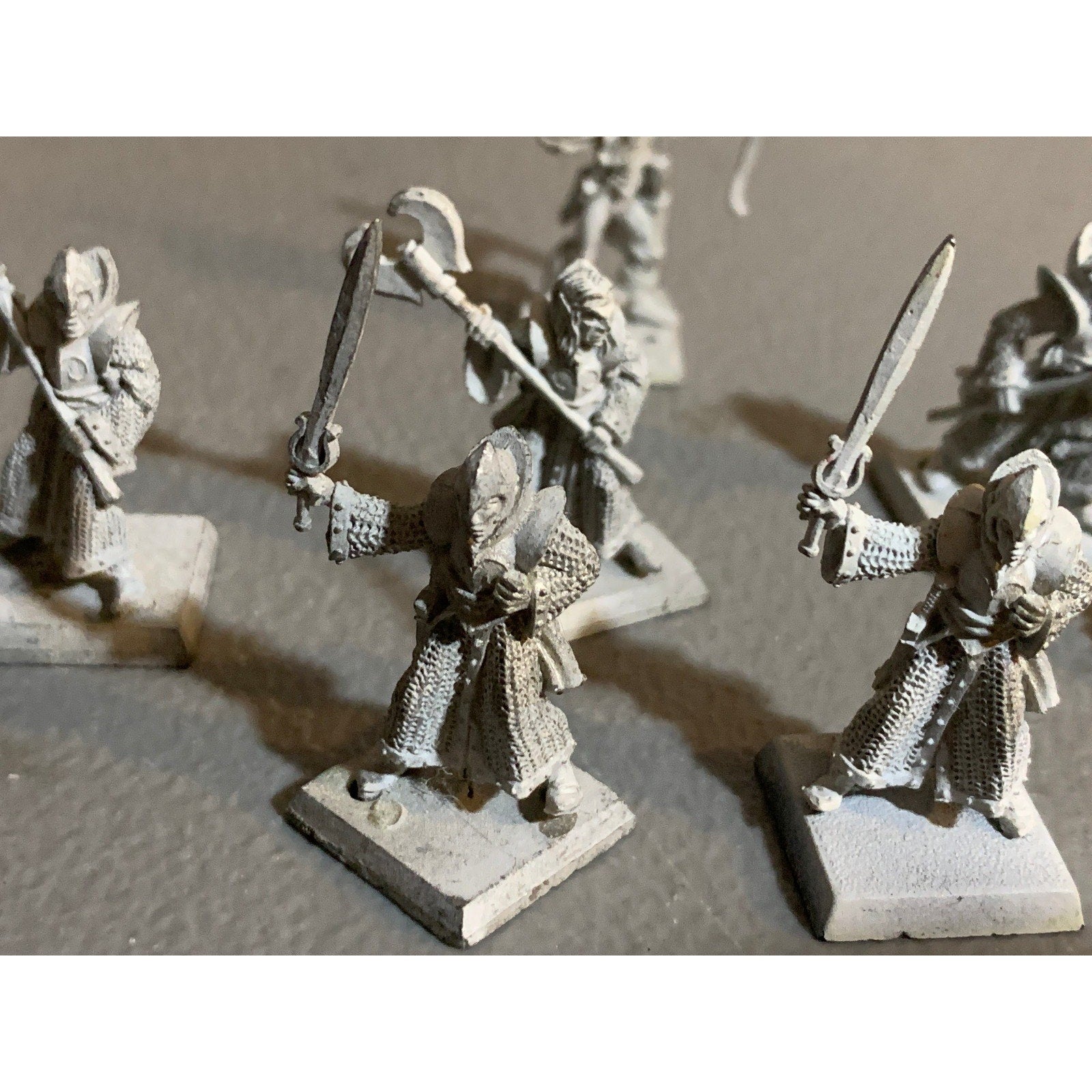 A30355 RAL PARTHA IRON WINDS METAL ELVES LOT ELF ARCHER SWORD BOWMAN SWORDSMAN