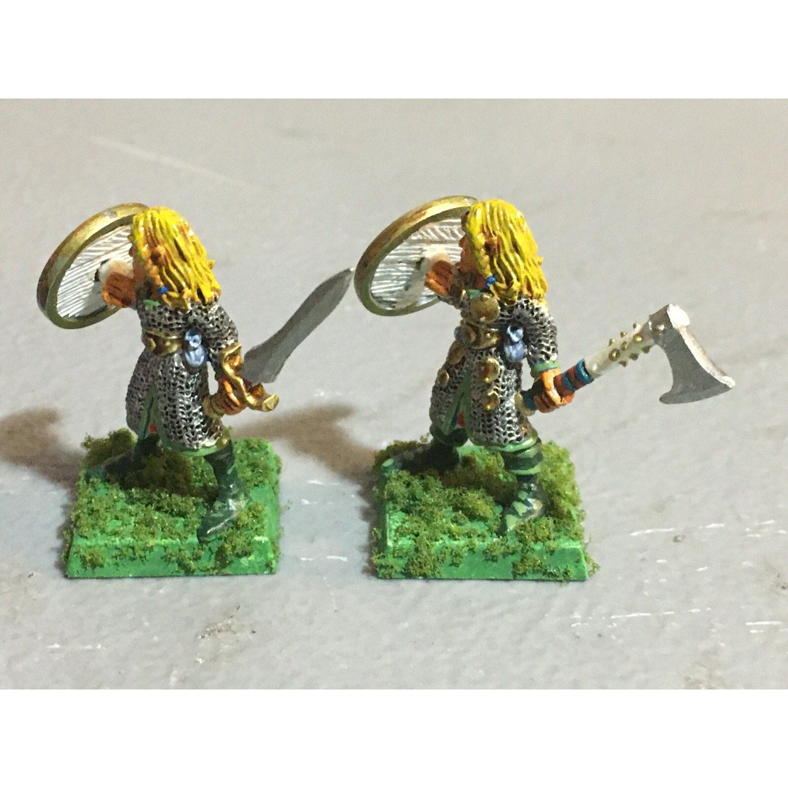 A18757 WARHAMMER FANTASY MARAUDER METAL WOOD ELVES WARRIORS 2 PK GW