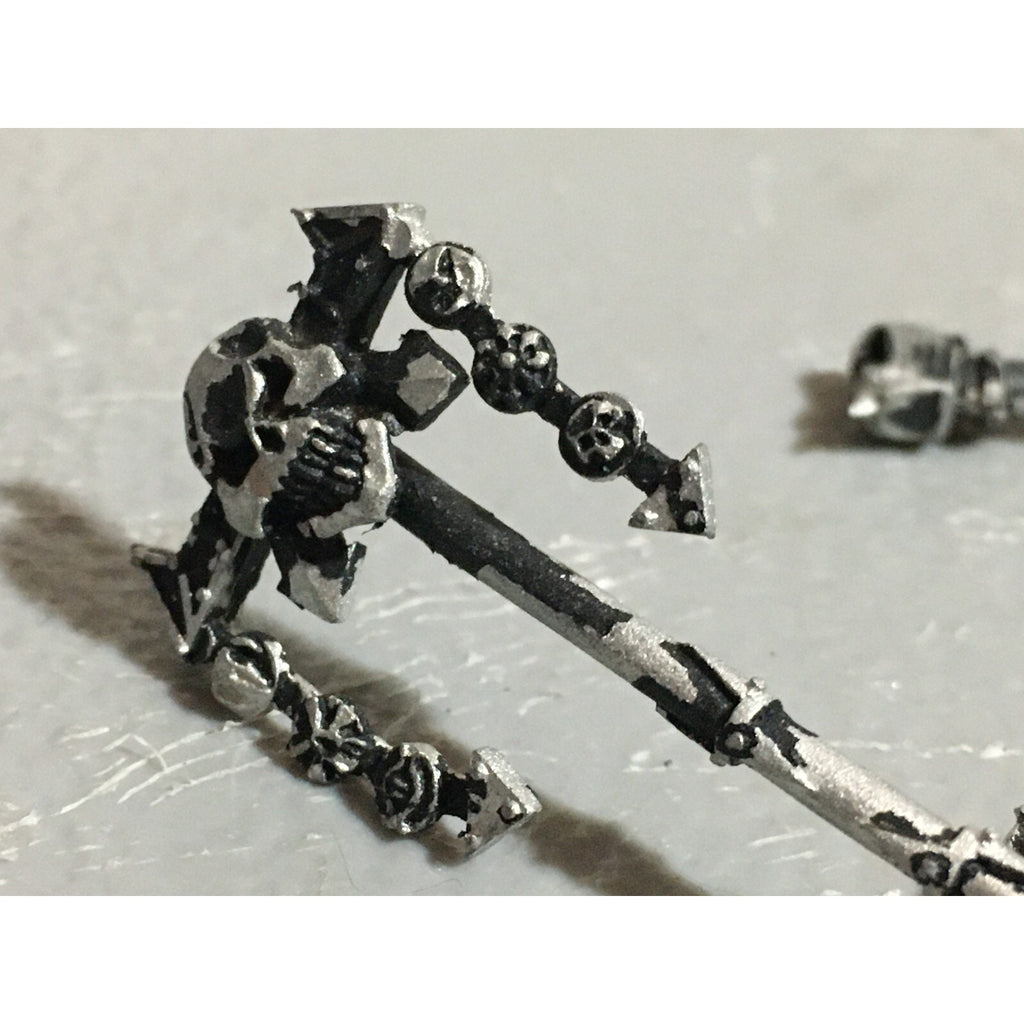 A22371 WARHAMMER FANTASY WARRIORS CHAOS MORTALS METAL BITS LOT REGIMENT COMMAND