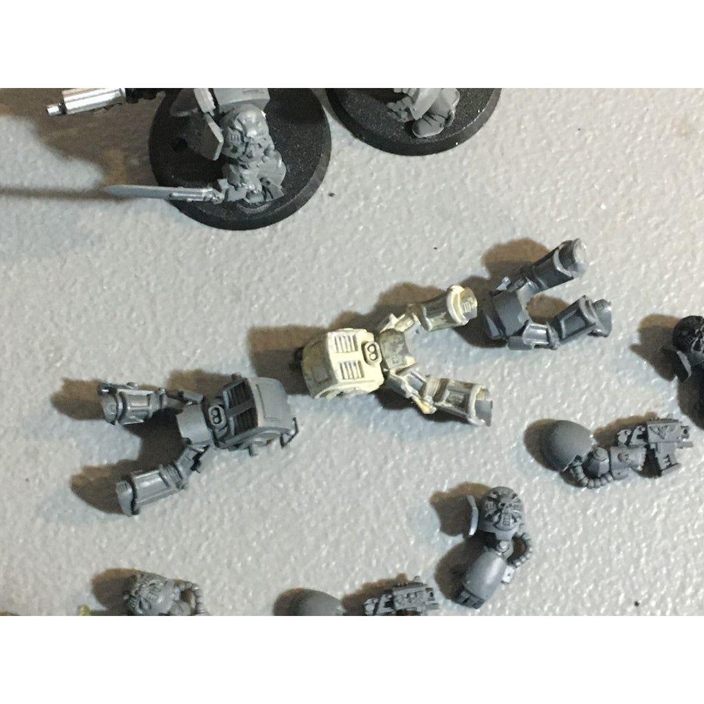 A29087 WARHAMMER 40K SPACE MARINES TERMINATORS INCOMPLETE LOT GW