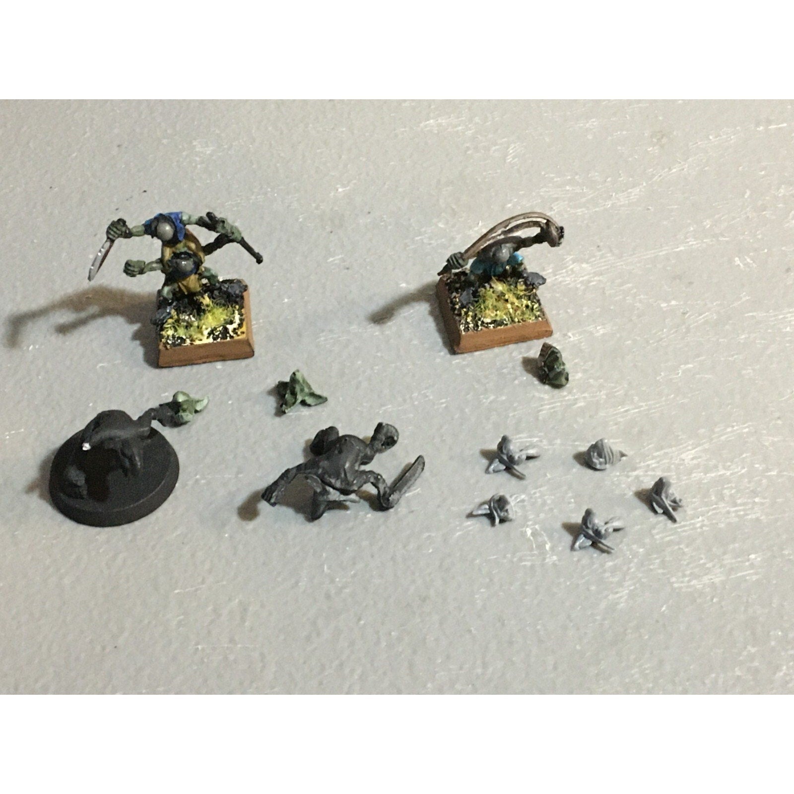 A23404 WARHAMMER FANTASY OGRE KINGDOMS LOT GNOBLARS + EXTRA HEADS GW