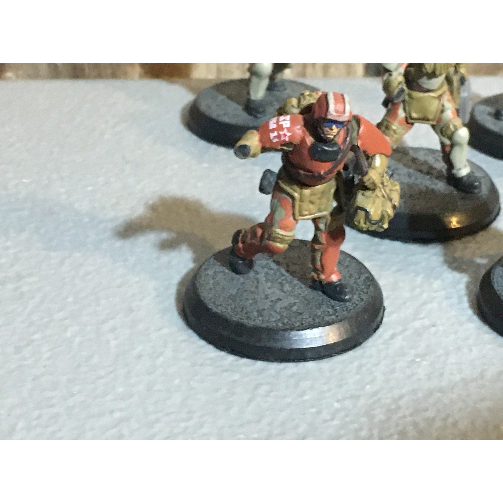 A32056 RACKHAM AT-43 RED BLOK MINIS NO CARD INCOMPLETE LOT 11 PK KOMMANDO SOLDAT