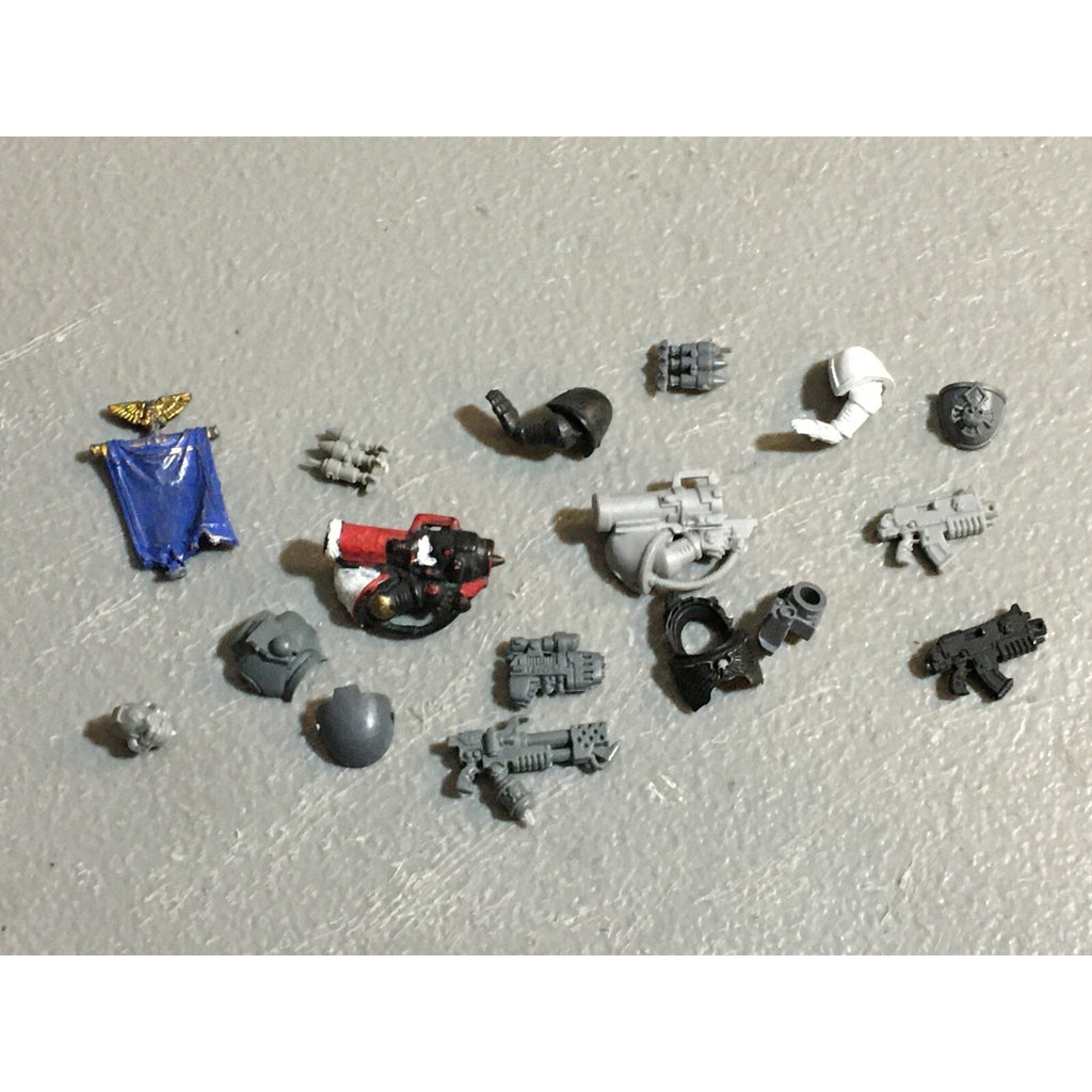 A23160 WARHAMMER 40K SPACE MARINES BITS LOT MIXED MISSILE BOLT GAMES WORKSHOP GW