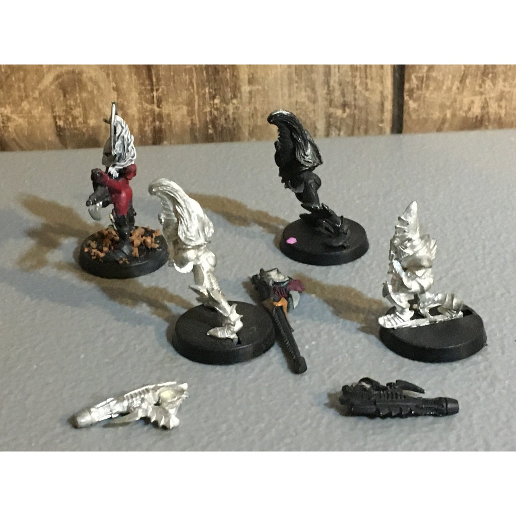 A33744 WARHAMMER 40K DARK ELDAR DRUKHARI METAL KABALITE WARRIOR HEAVY WEAPON 4PK