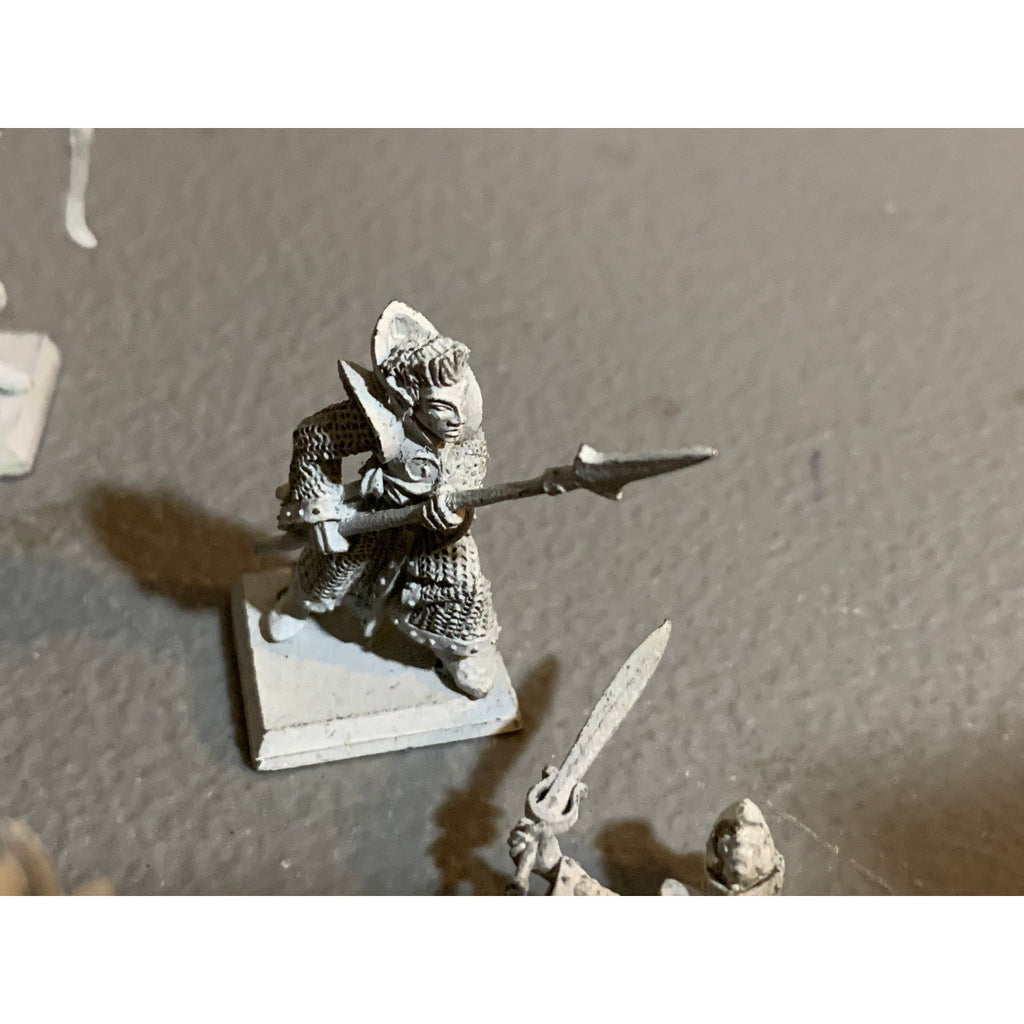 A30355 RAL PARTHA IRON WINDS METAL ELVES LOT ELF ARCHER SWORD BOWMAN SWORDSMAN