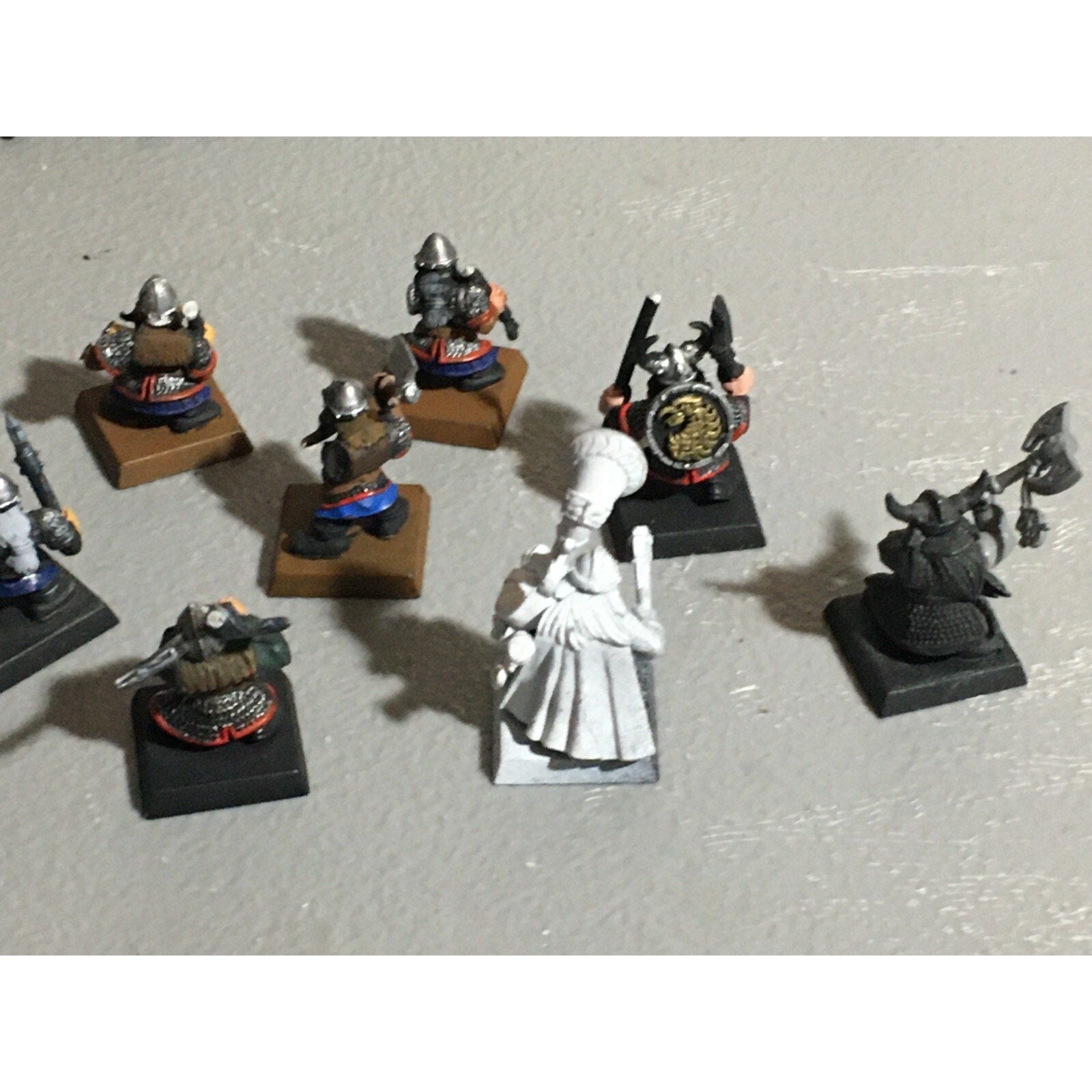 A22060 WARHAMMER FANTASY DWARFS INCOMPLETE LOT WARRIORS ENGINEER GAMES WORKSHOP