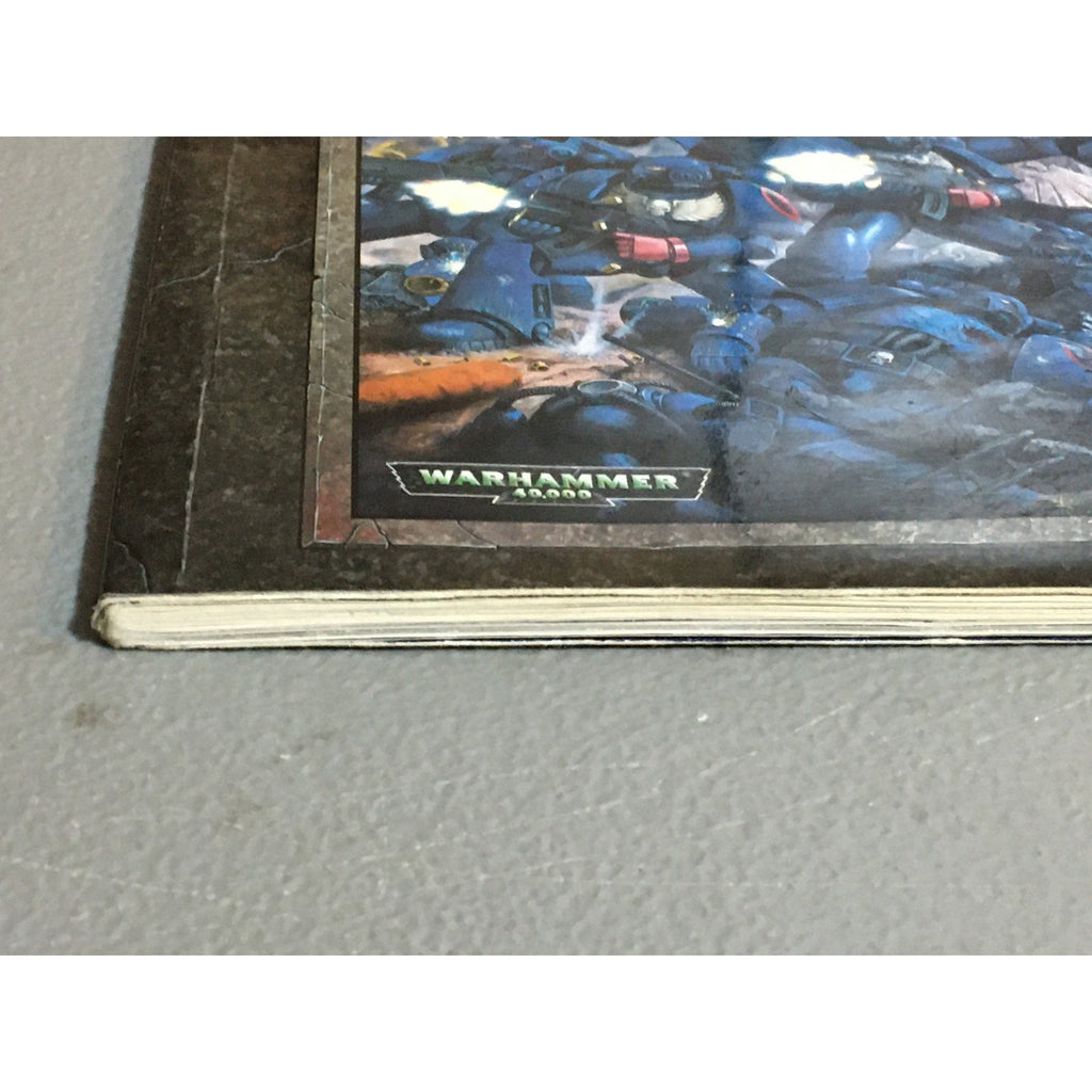 BOOK GAMES WORKSHOP WARHAMMER 40K 1998 CODEX SPACE MARINES SB USED PLAYED