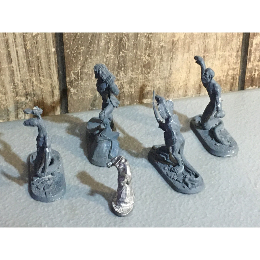 A32869 RAL PARTHA METAL MINIATURES 4 PK NAGA GIANT + INC WOMAN TABLETOP