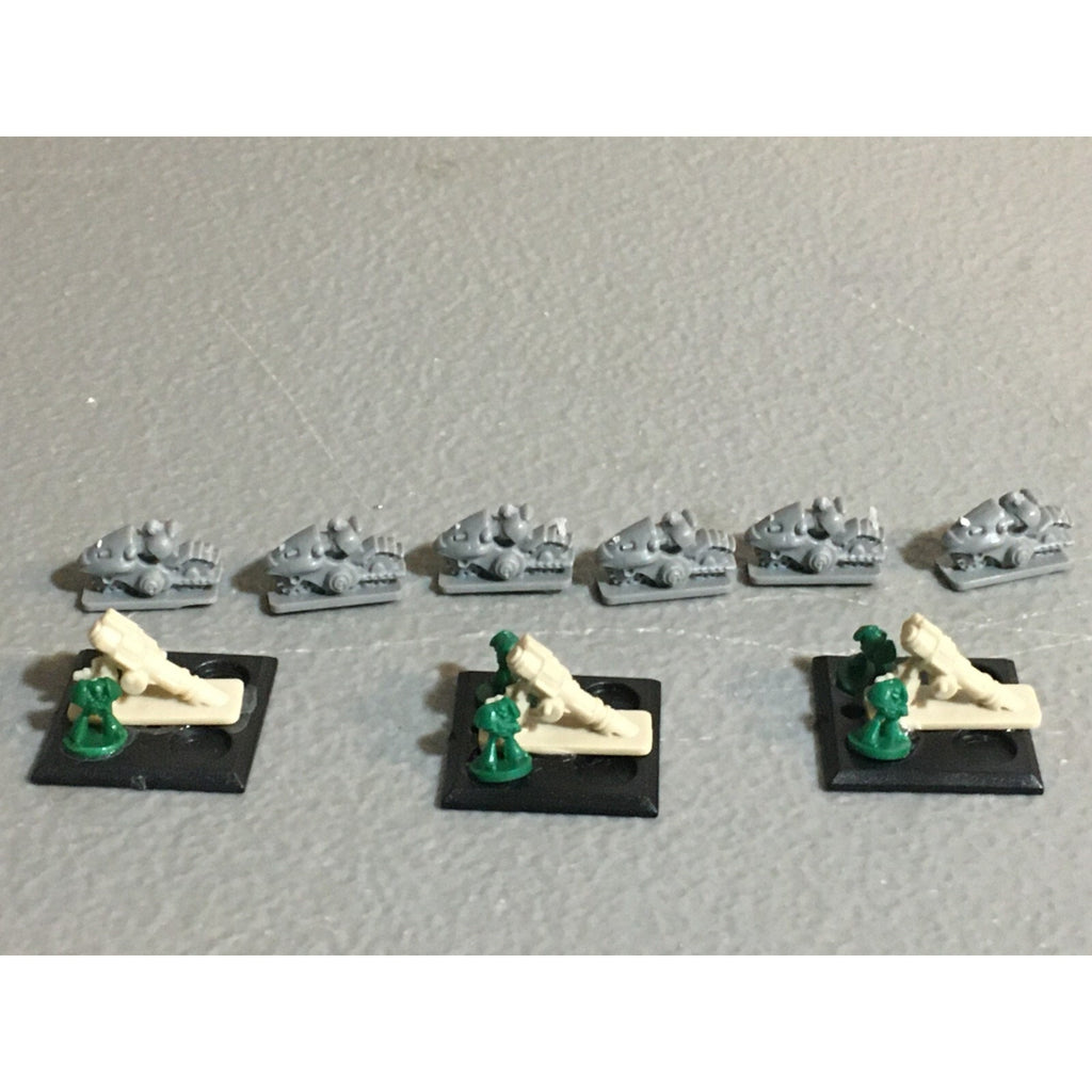 A16248 EPIC WARHAMMER 40K SPACE MARINES MOLE MORTARS 3PK + BIKES 6 PC GW