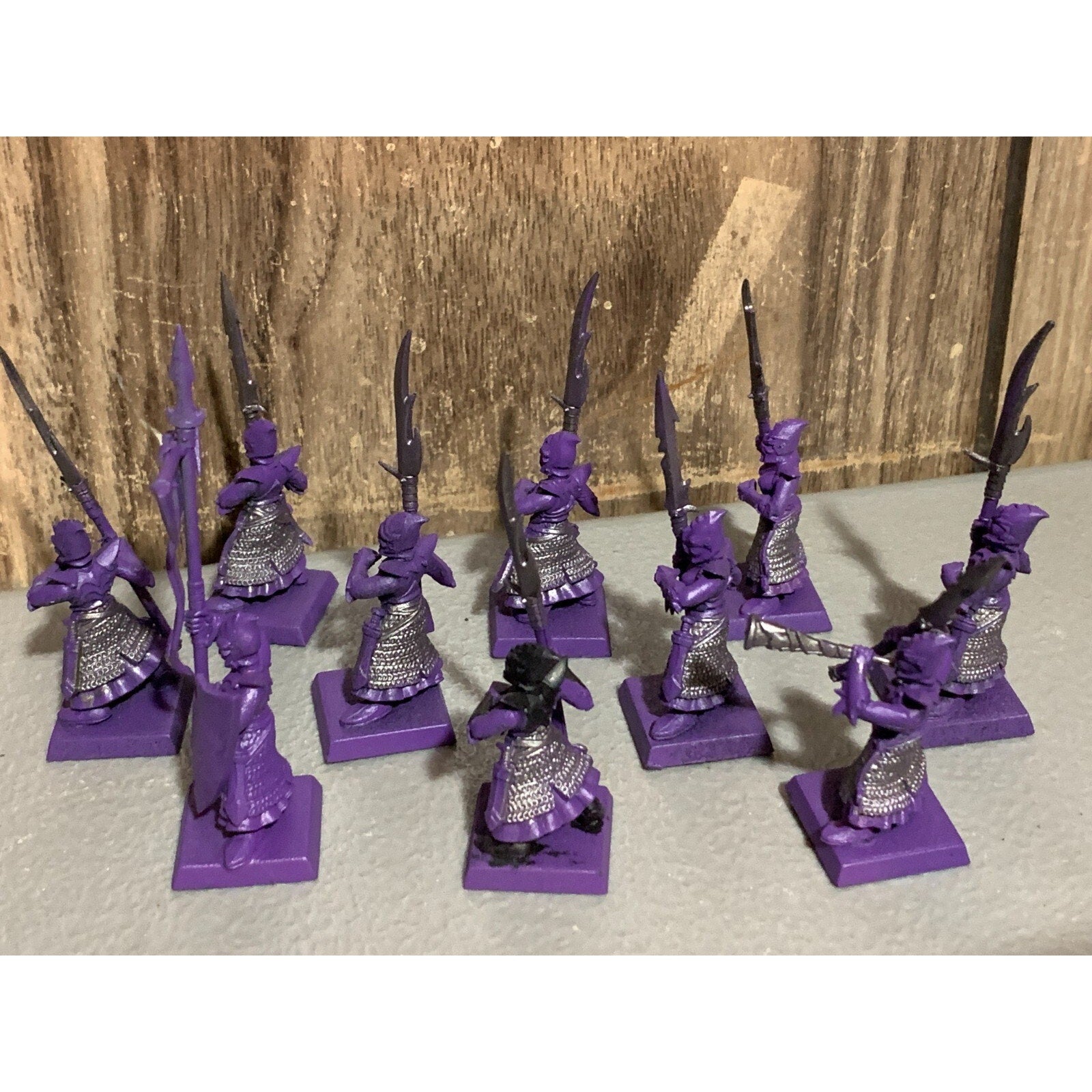 A16899 WARHAMMER AOS FANTASY DARK ELVES SPEARMEN 10 PACK GW GAMES WORKSHOP