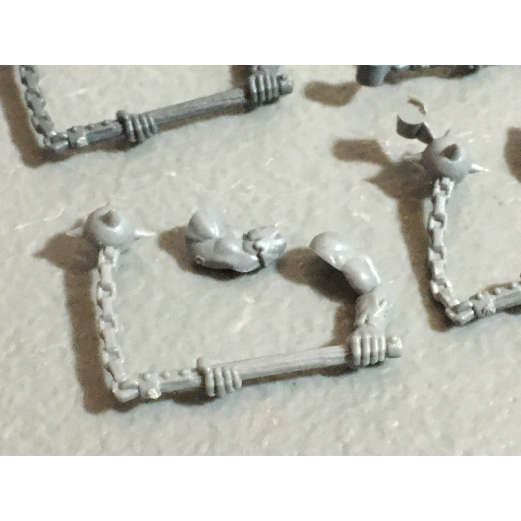 A22259 WARHAMMER FANTASY CHAOS MORTALS BITS LOT MARAUDER FLAILS GAMES WORKSHOP