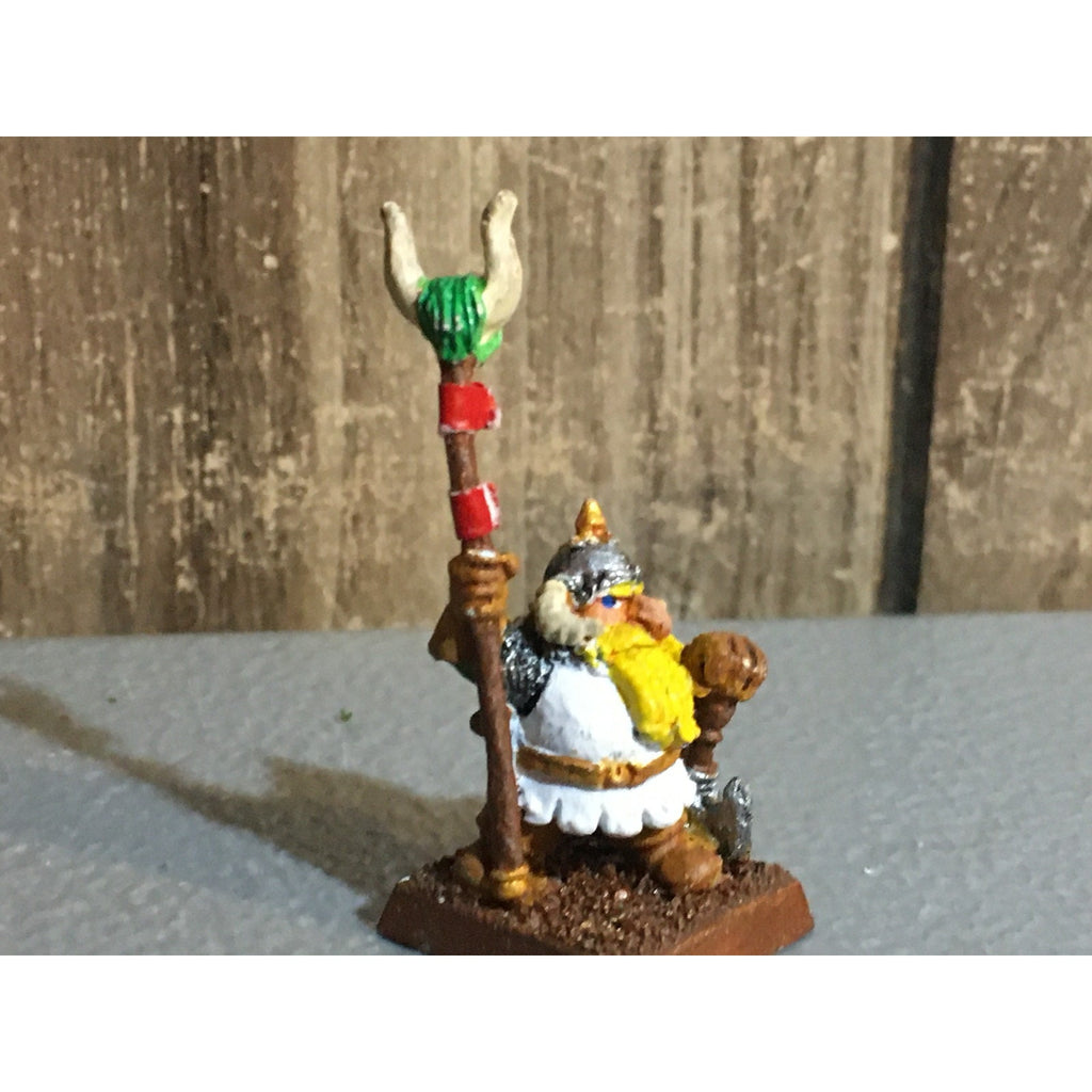 A30726 WARHAMMER AOS FANTASY MARAUDER DWARFS METAL COMMAND STANDARD BUGMAN GW