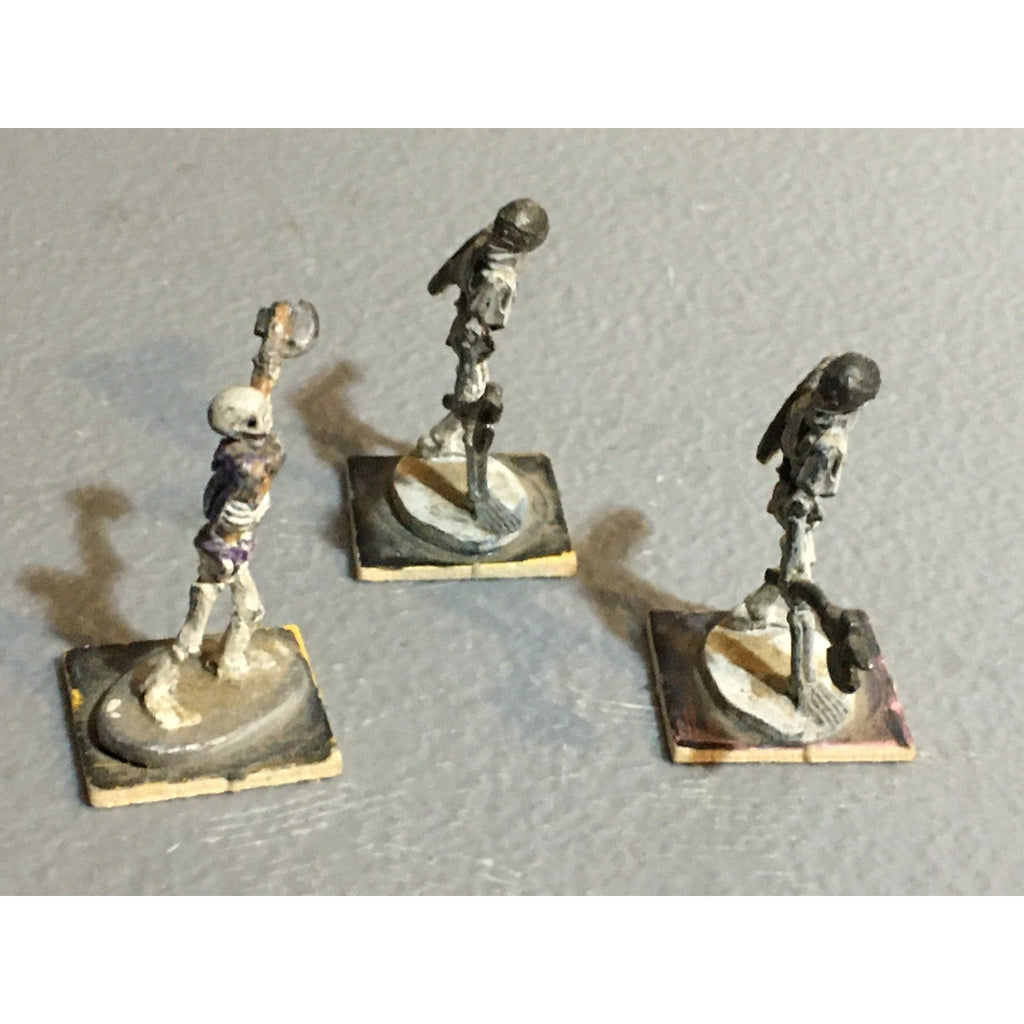 A32379 RAL PARTHA METAL MINIATURES SKELETON WARRIOR 3 PK TABLETOP WAR GAMES