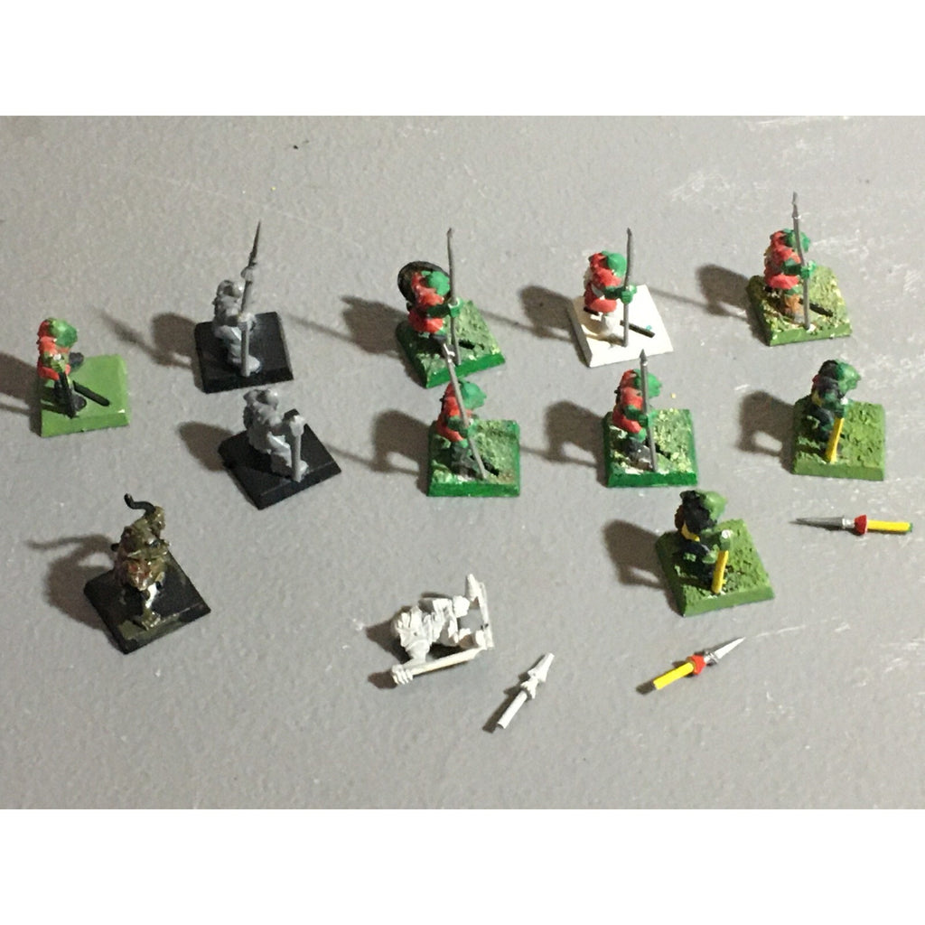 A22046 WARHAMMER FANTASY ORCS & GOBLINS VINTAGE GOBLIN SPEARMEN CUSTOM OOP GW