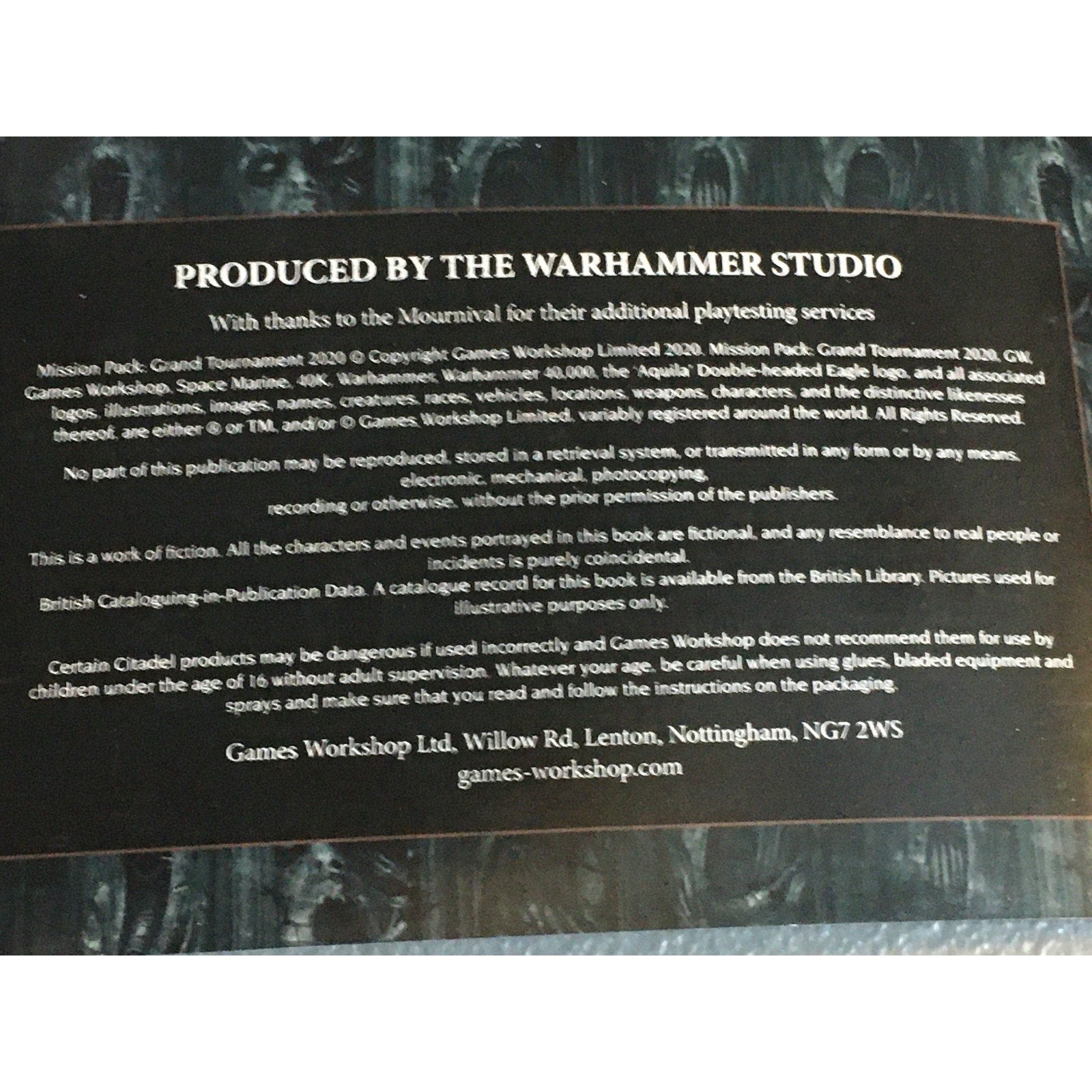 BOOK WARHAMMER 40K BOOKLETS GRAND TOURNAMENT 2020 MUNITORUM FIELD MANUAL NACHMUN