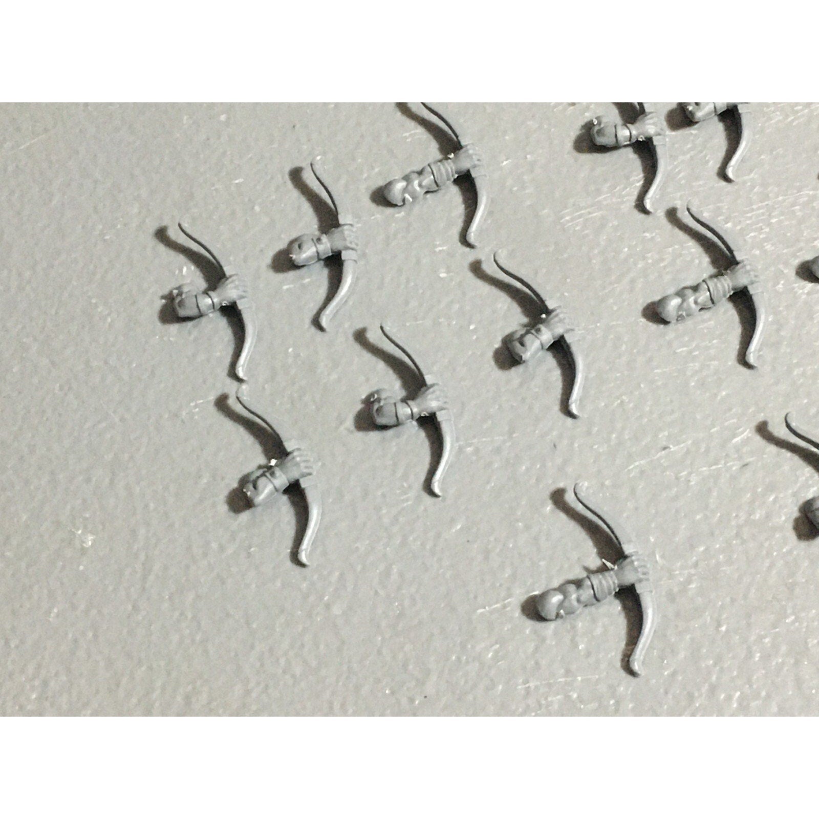 A22634 WARHAMMER FANTASY ORCS & GOBLINS BITS LOT GOBLIN ARCHER BOWS GW OLD WORLD