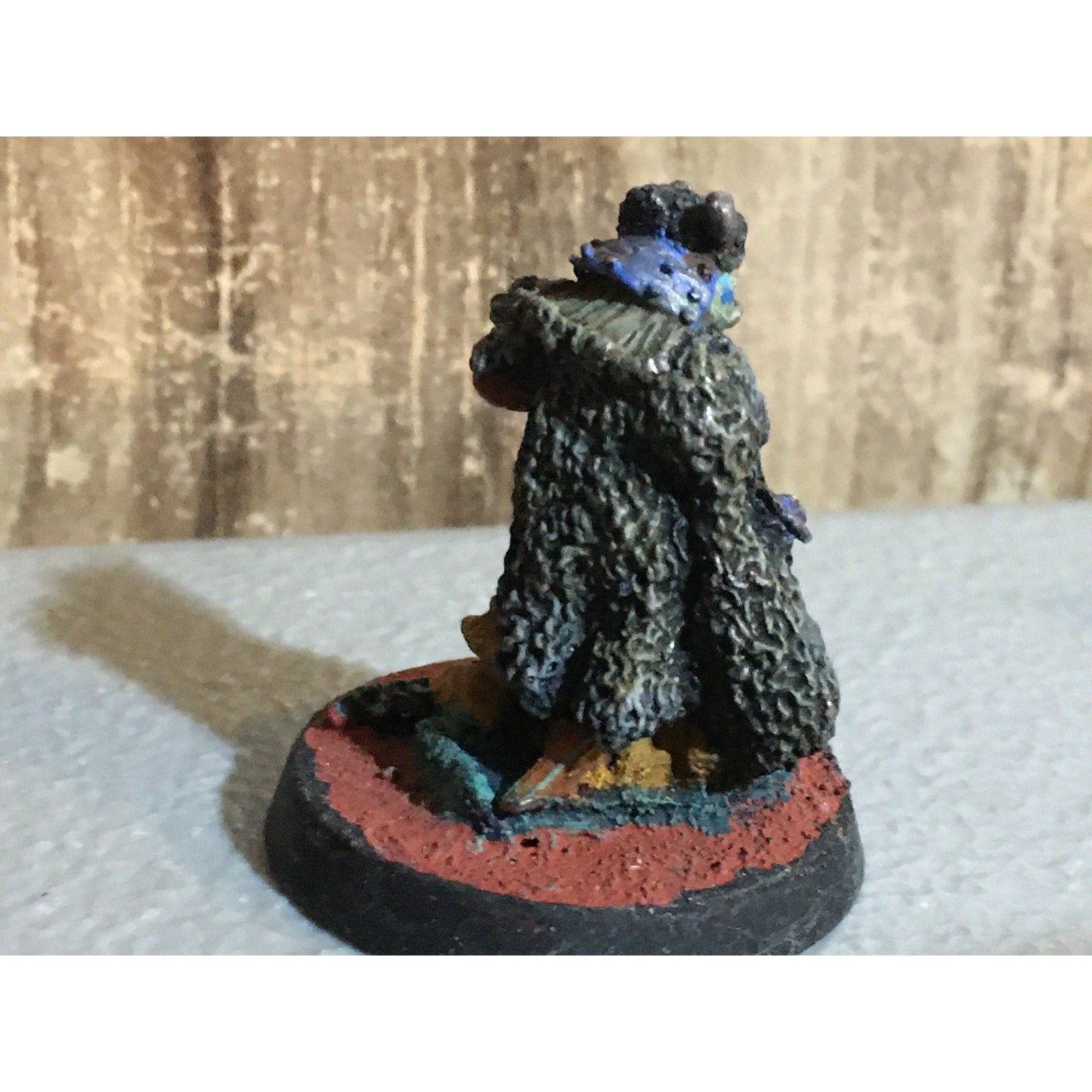 A32469 WARHAMMER FANTASY CITADEL VINTAGE HOBGOBLIN WARRIOR METAL PAINT BASE