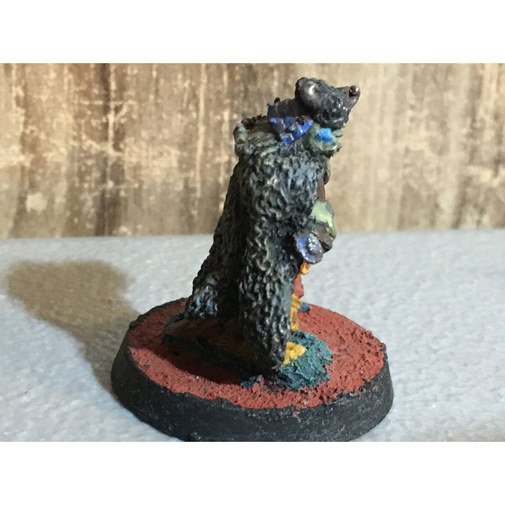 A32469 WARHAMMER FANTASY CITADEL VINTAGE HOBGOBLIN WARRIOR METAL PAINT BASE