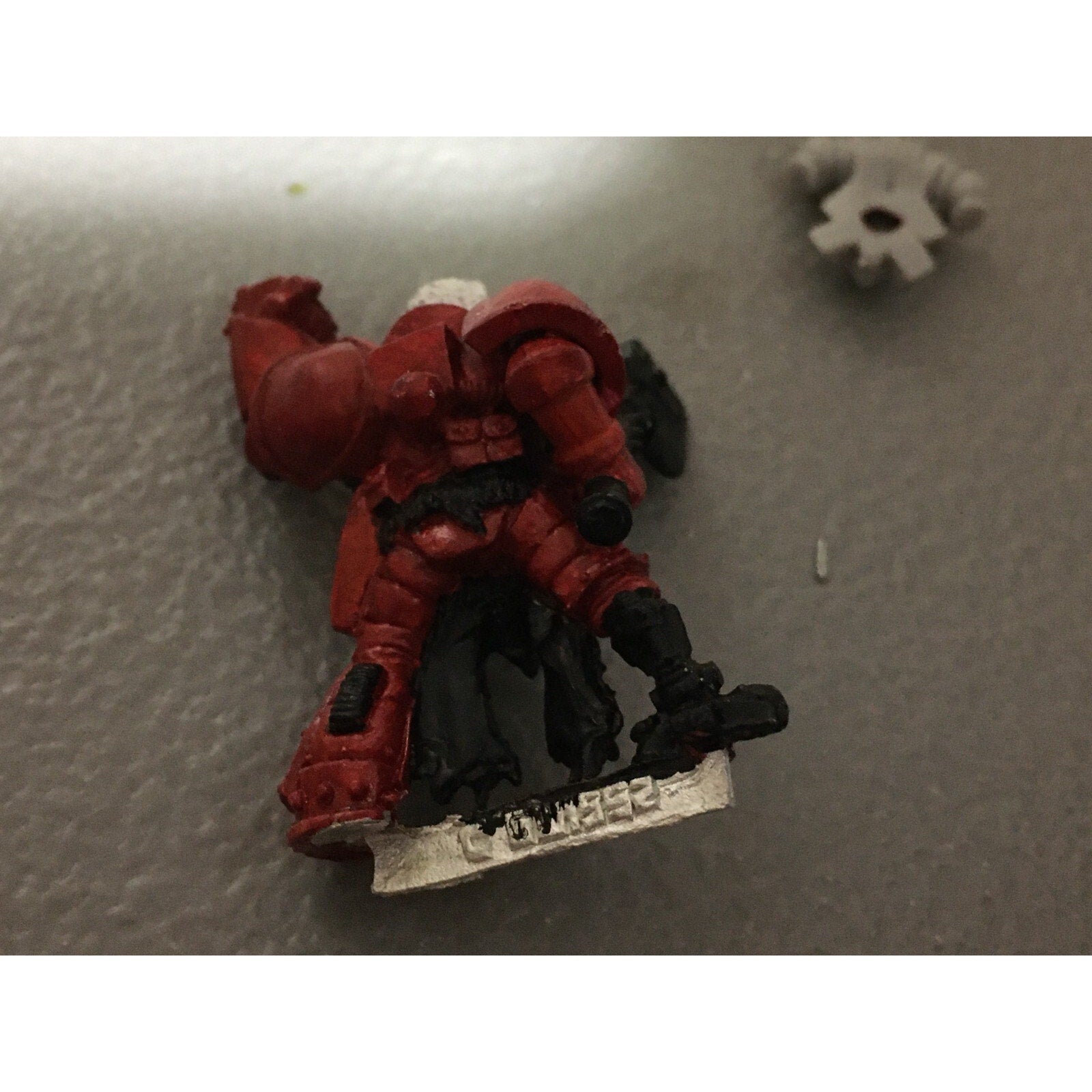 A19731 WARHAMMER 40K SPACE MARINES WOLVES WOLF GUARD METAL W BIONIC LEG