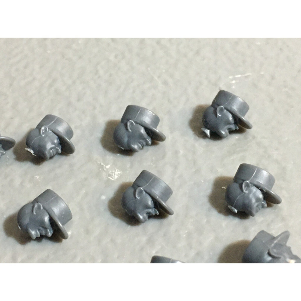 A23031 WARGAMES ATLANTIC HEADS GROGNARD KEPI 23 CT 28MM MINIATURES BITS LOT