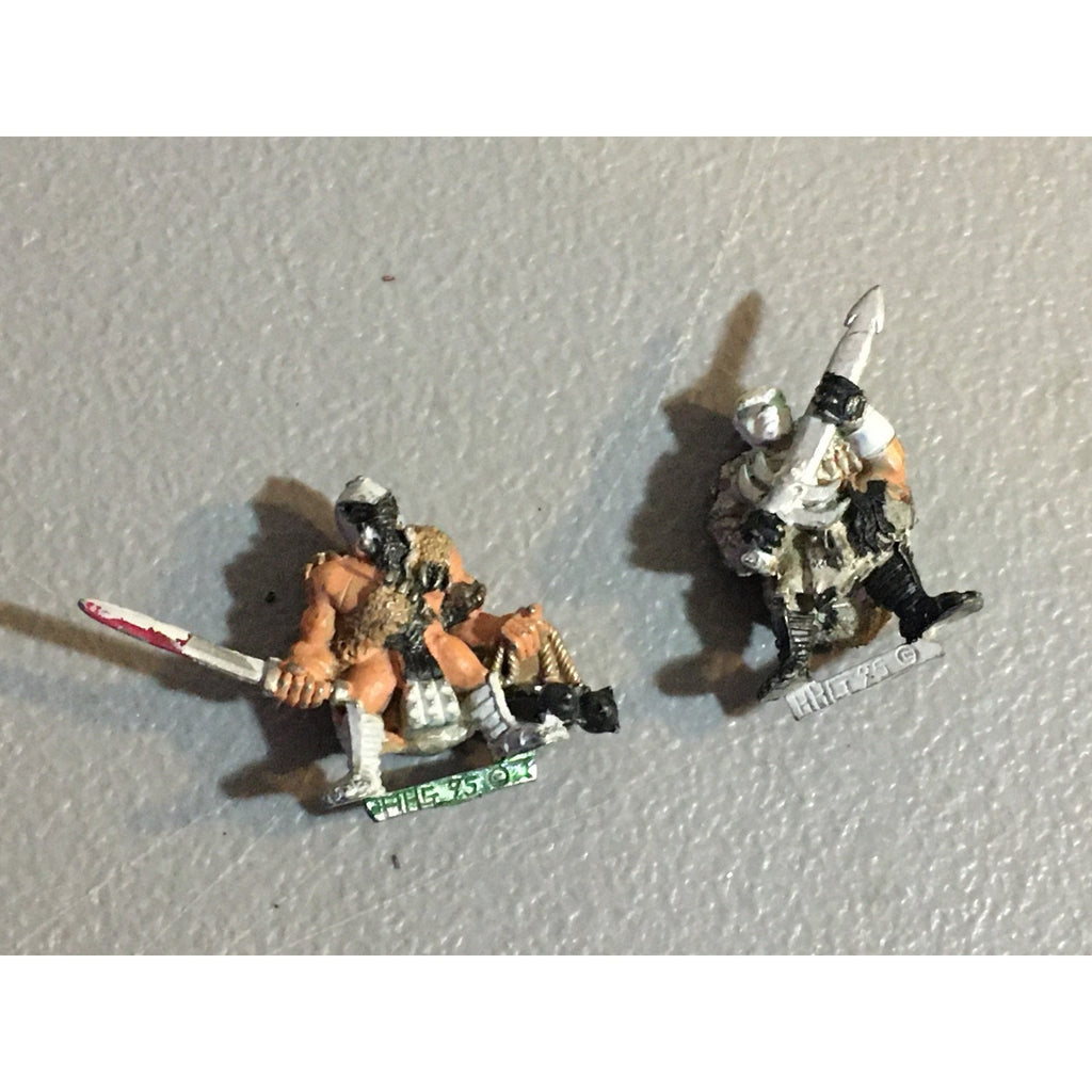 A29788 HHG HEARTBREAKER MINIATURES METAL BARBARIAN 2 PK