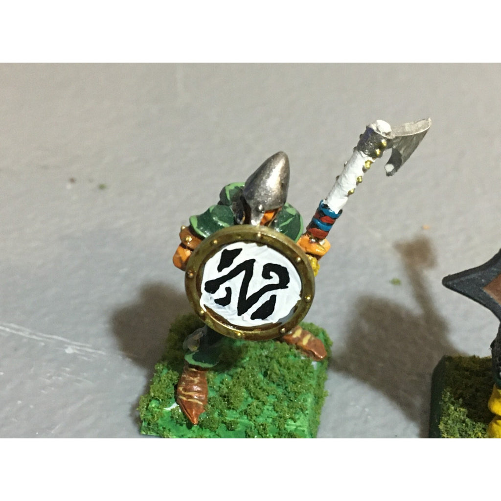 A18755 WARHAMMER FANTASY MARAUDER METAL WOOD ELVES WARRIORS 2 PK GW